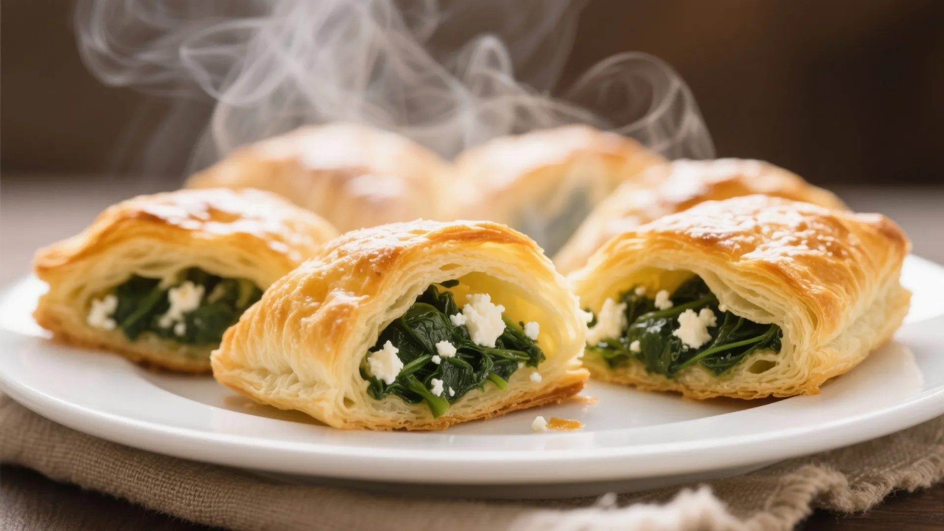 3. Spinach and Feta Puff Pastries