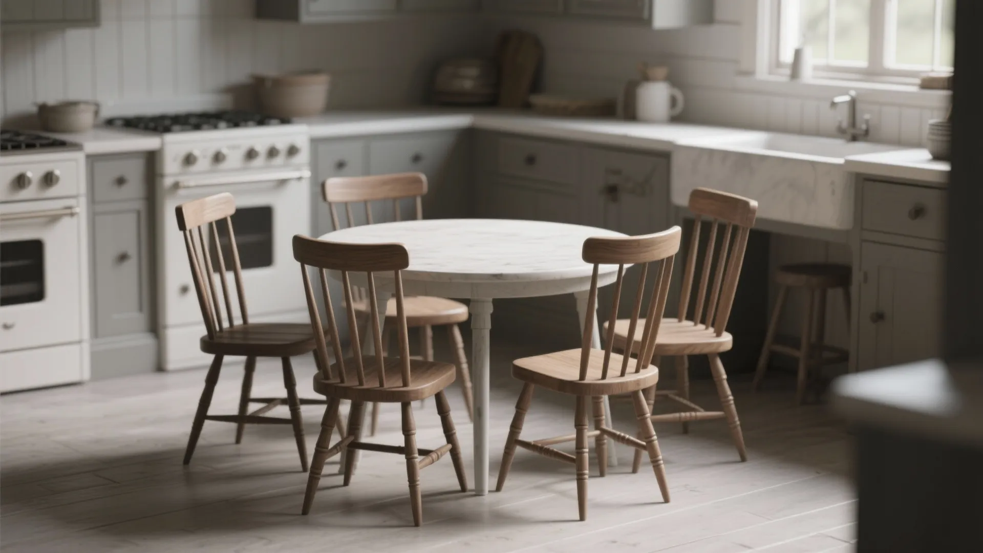 1. Timeless spindle-back quartet