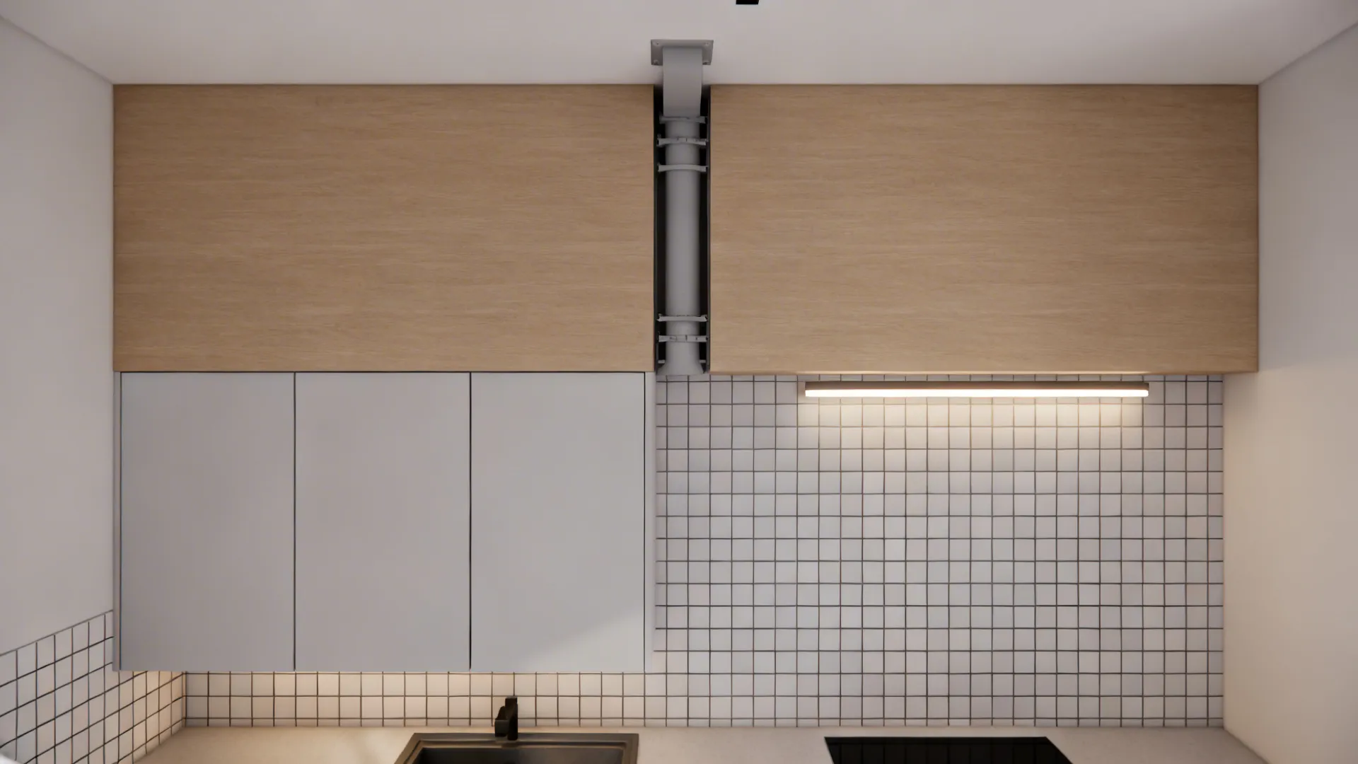 Service Spine With Access Panels