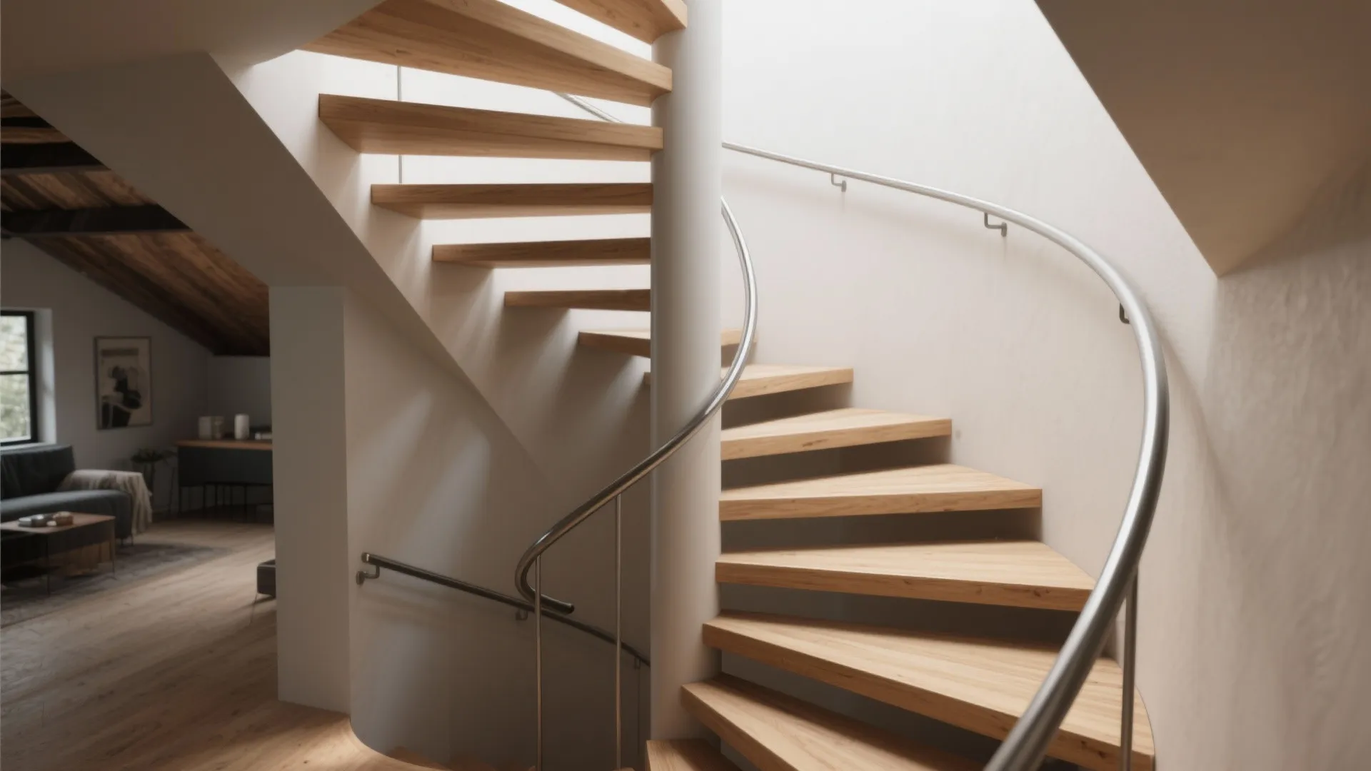 2. Spiral or helical stairs rethought