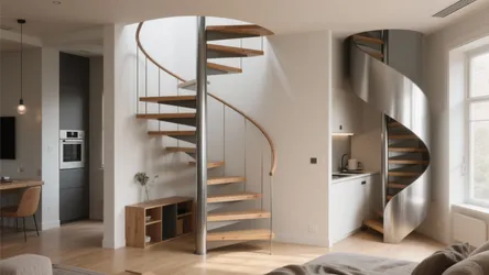 5 Spiral Stairs Ideas for Small Spaces