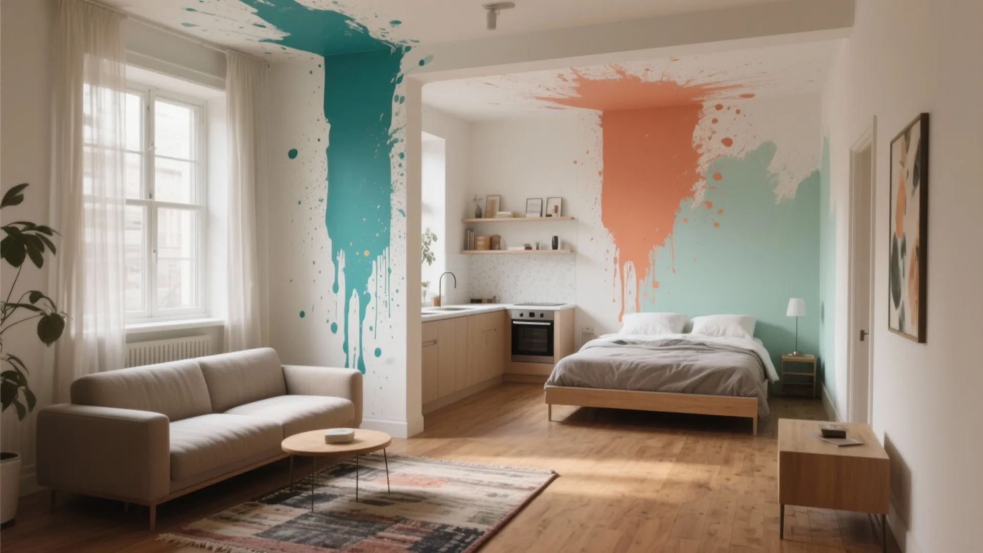 Splash Paint Wall: 5 Small-Space Ideas: Creative splash paint wall ideas to make tiny rooms pop — practical tips from a pro designer