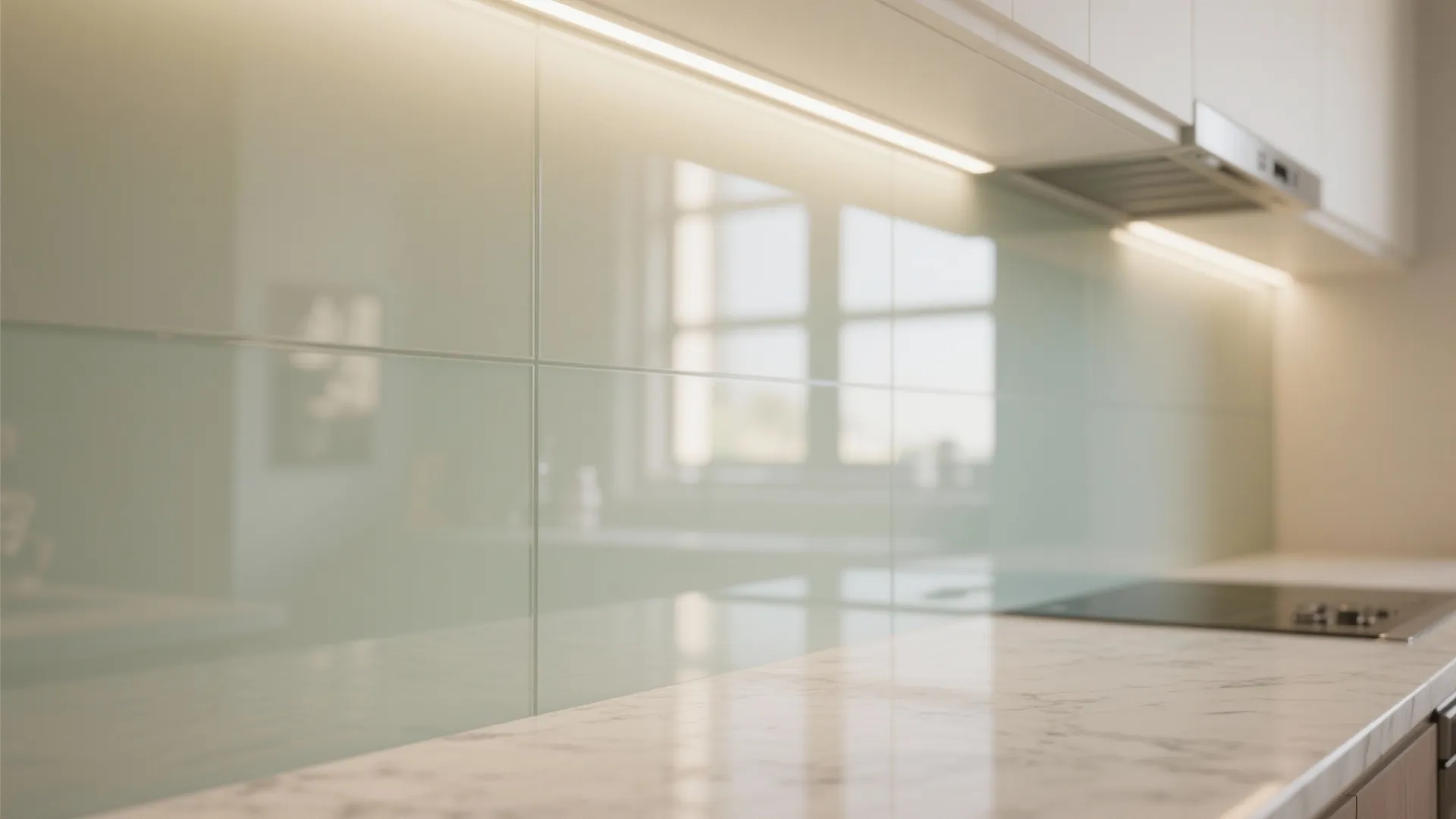 Daylight tricks: reflective surfaces and a light-loving kitchen splash