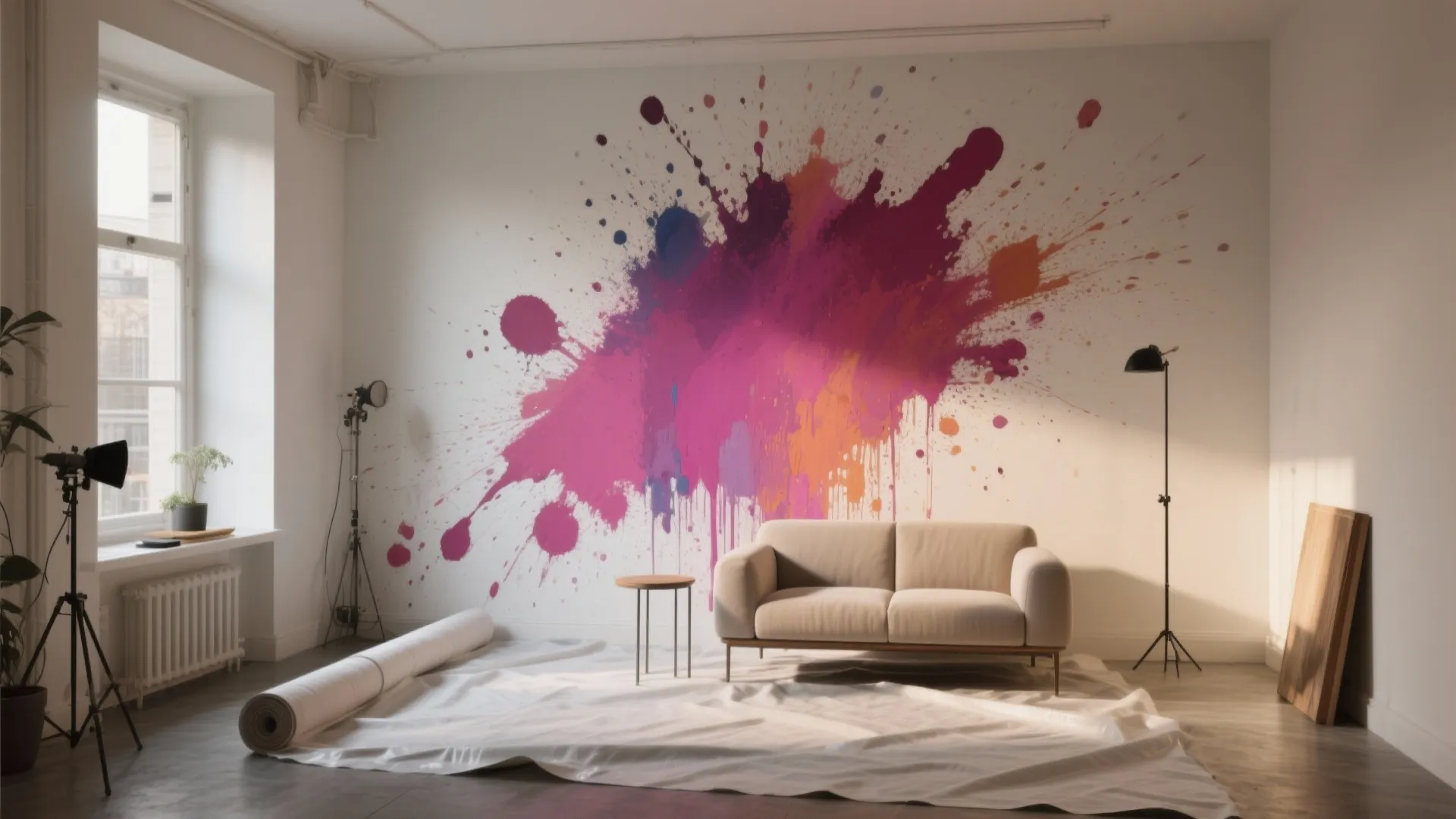 Paint Splatter Room: 5 Creative Ideas: Small space, big mess—big design potential. 5 paint splatter inspirations from a seasoned designer