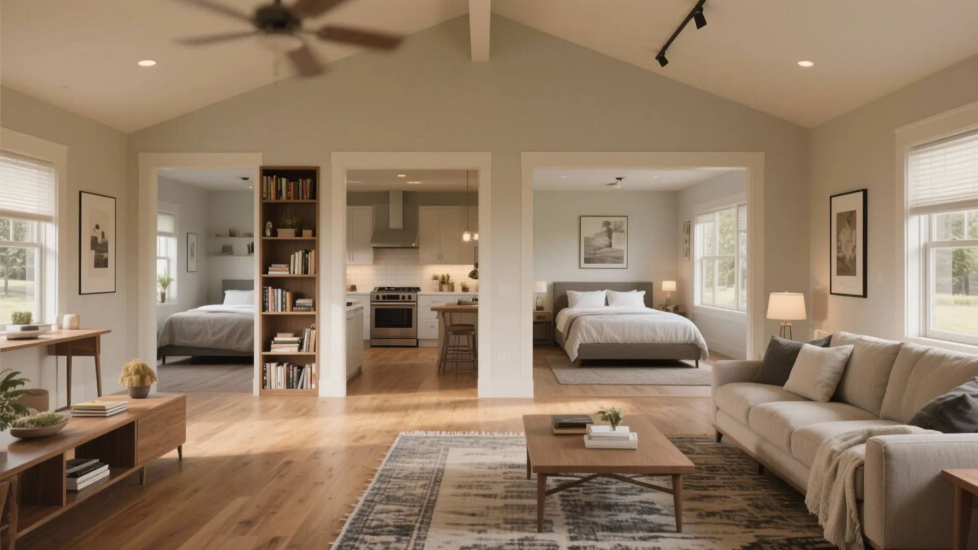 1. Open Great Room with Split Bedrooms