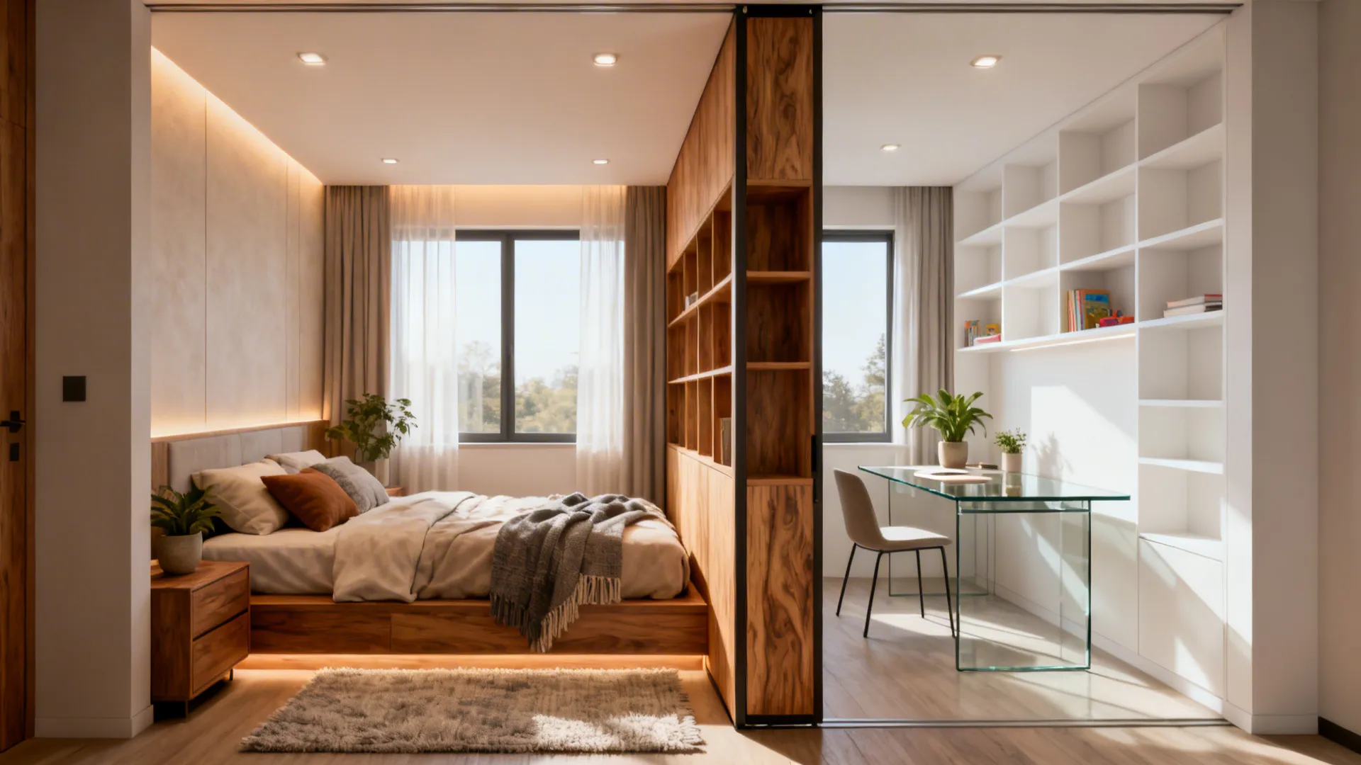 5 Smart Ways to Split a Bedroom into Two