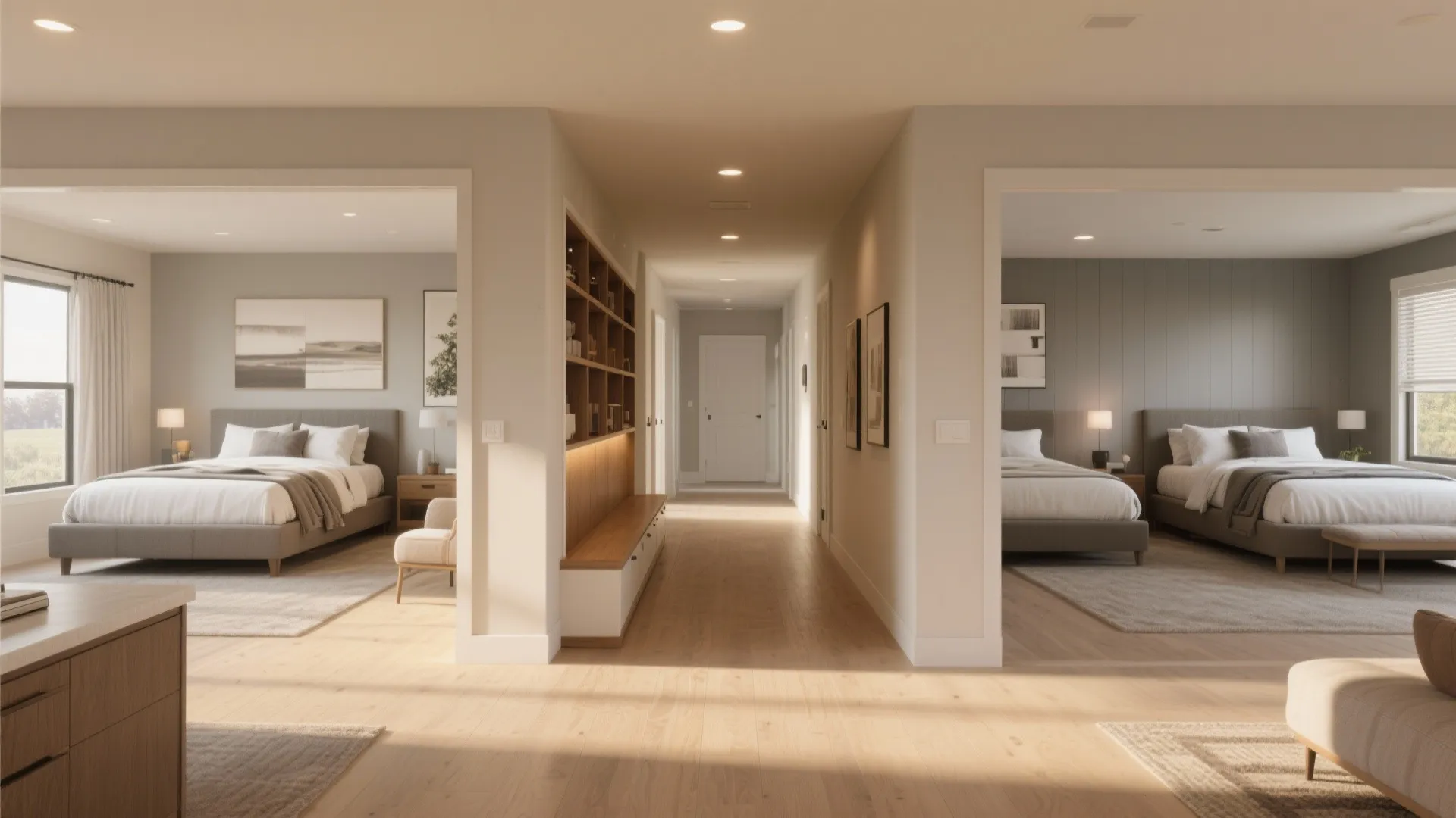 Split Bedroom Plan