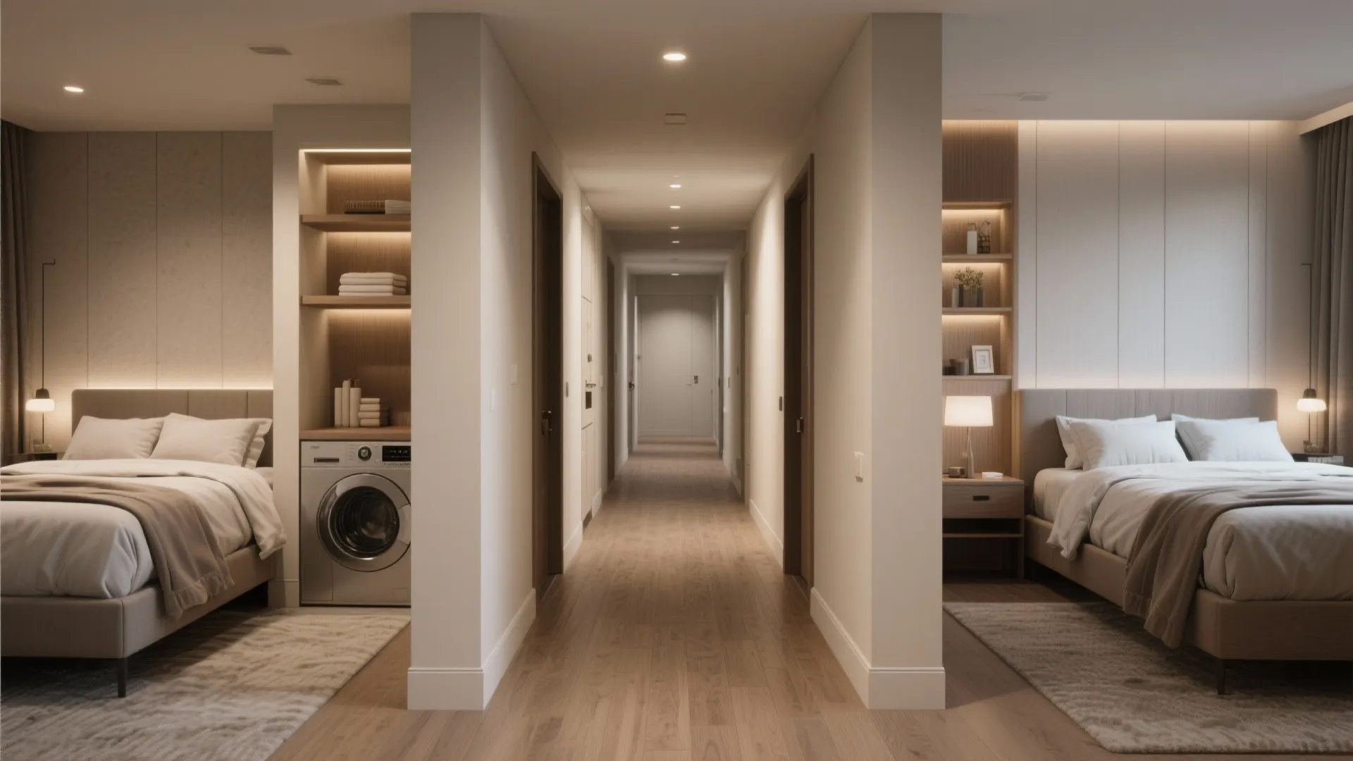 1. Split Bedroom Plan for Privacy