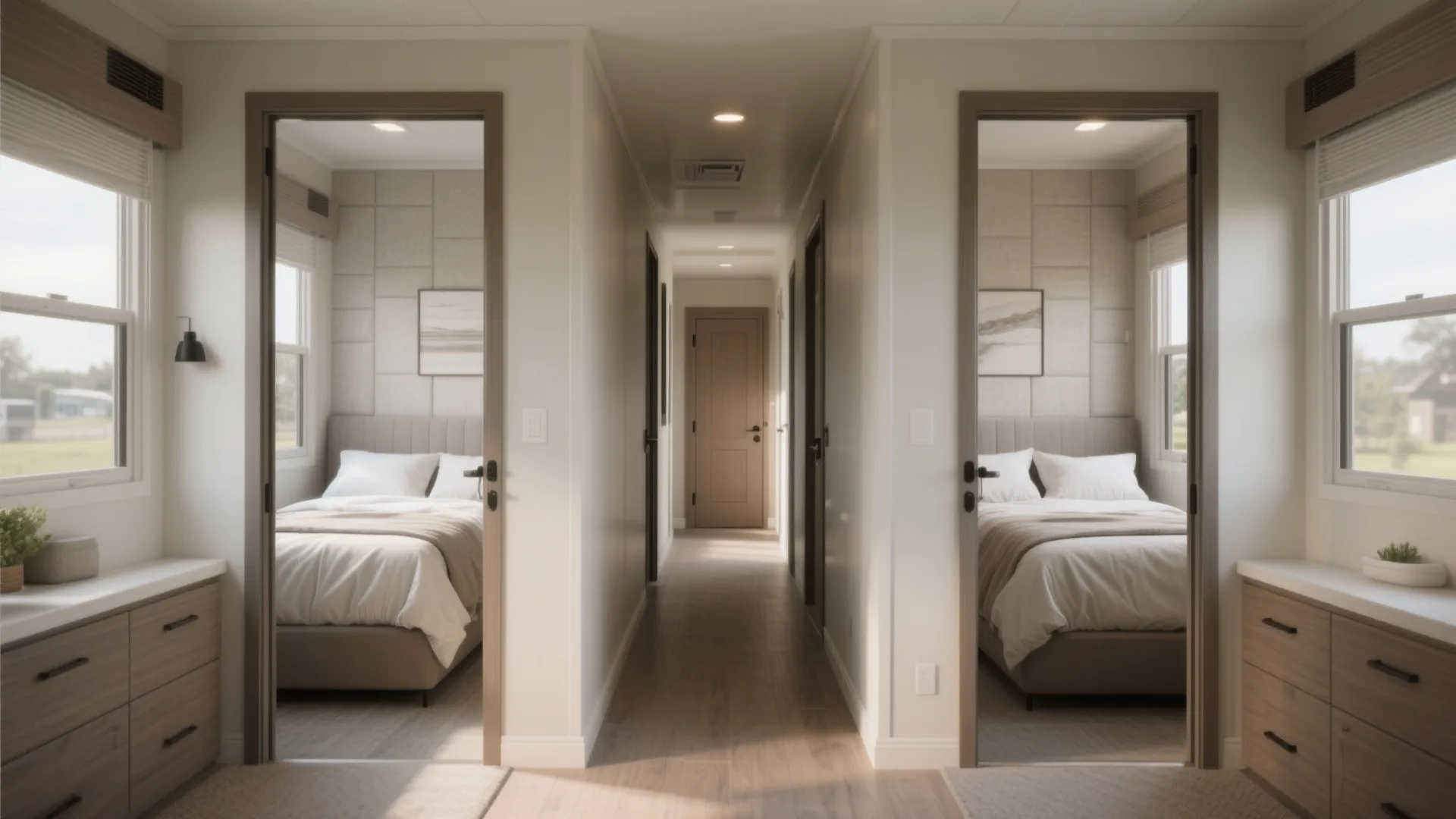 2. Split Bedrooms for Privacy