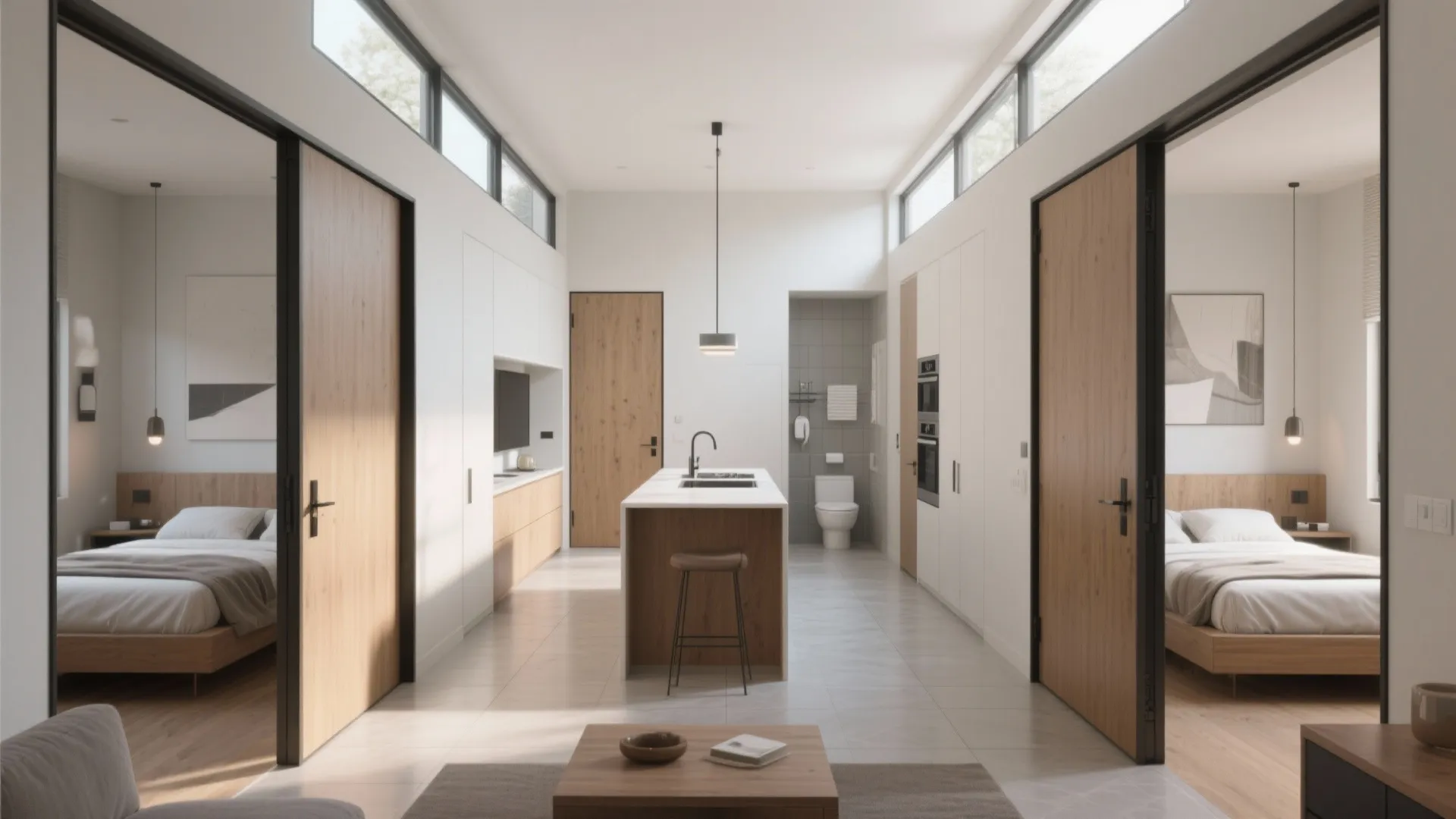 2. Split bedrooms for privacy and flexibility