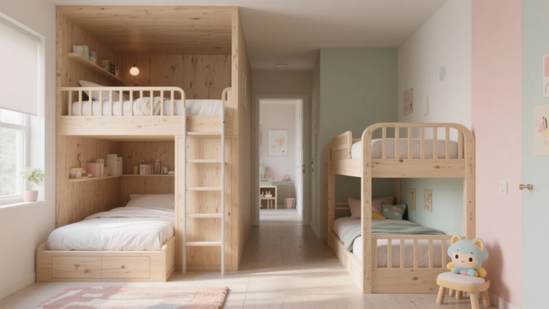 1. Split zones with multi-level beds