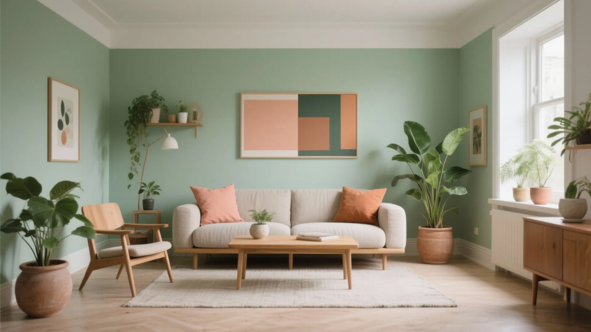 Split-Complementary Warm–Cool Balance