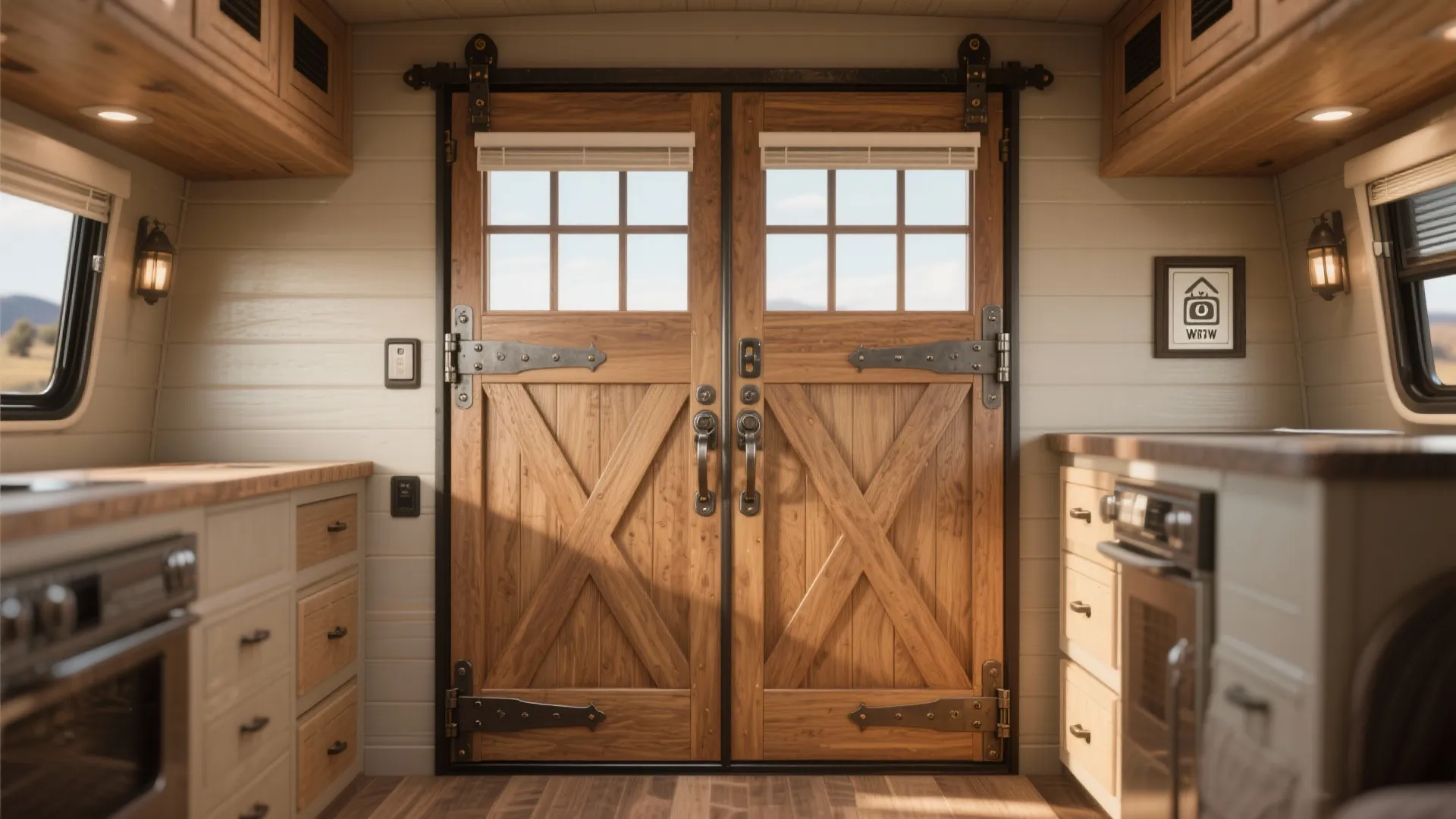 5. Split Dutch Door (Top Half Opens)