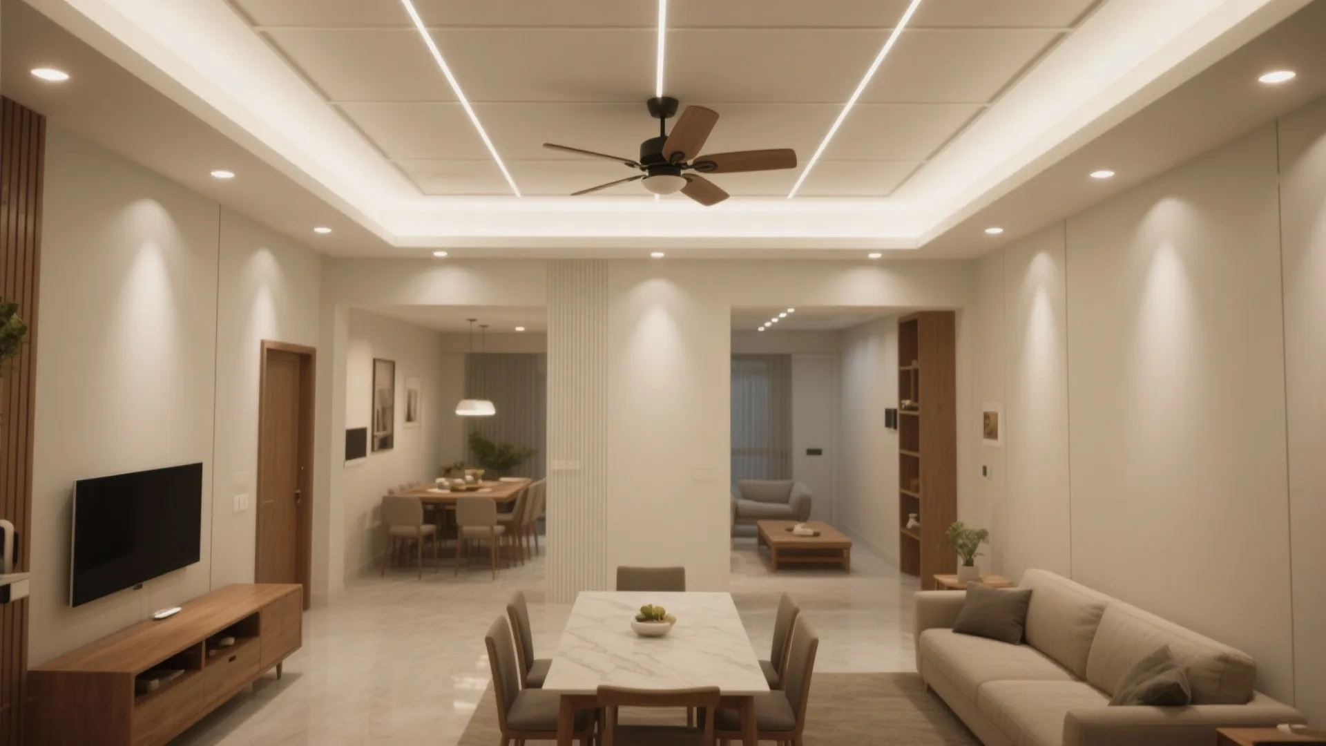 Split-Grid POP to Zone Seating and Dining