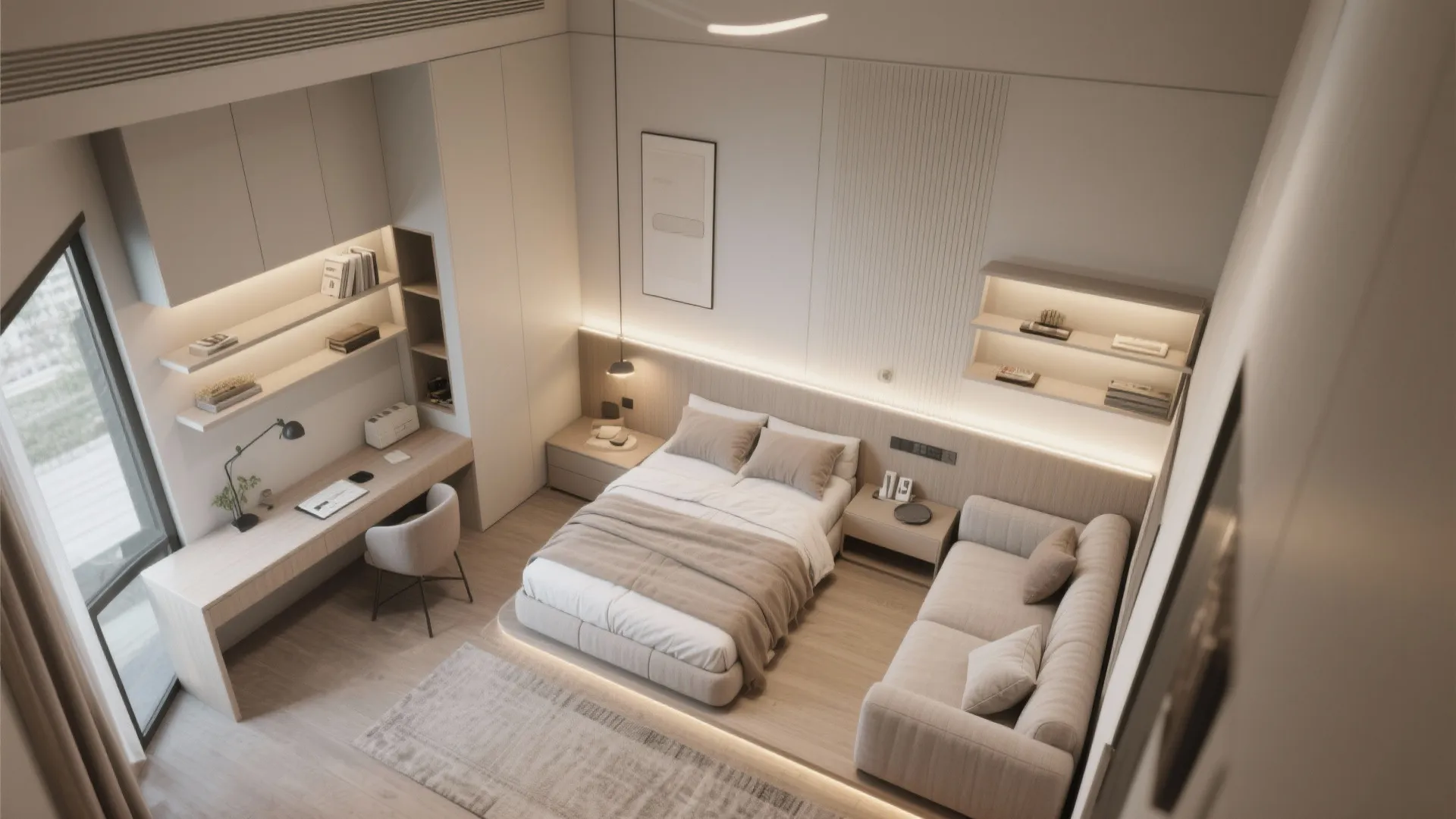 3. Split-Use Guest Room / Home Office