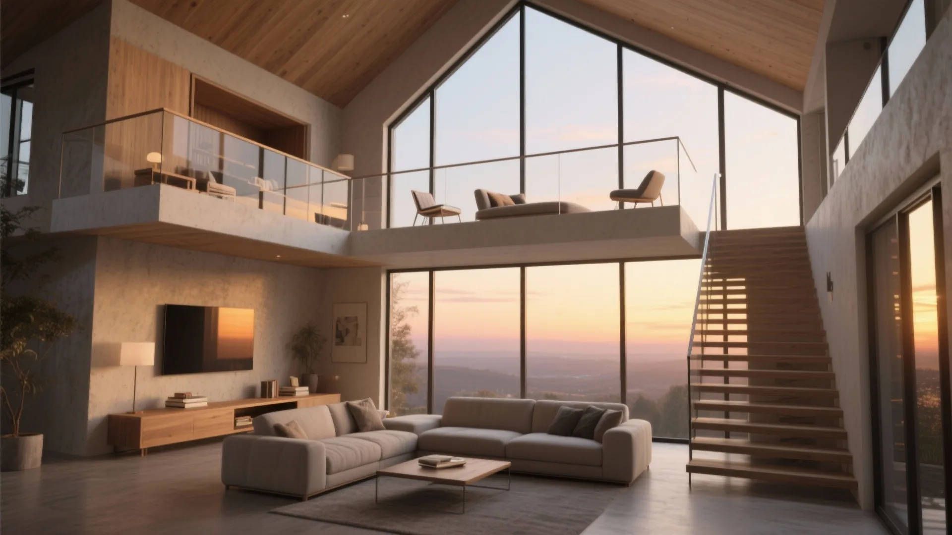 2. Split-level or half-storey for drama and ceiling height