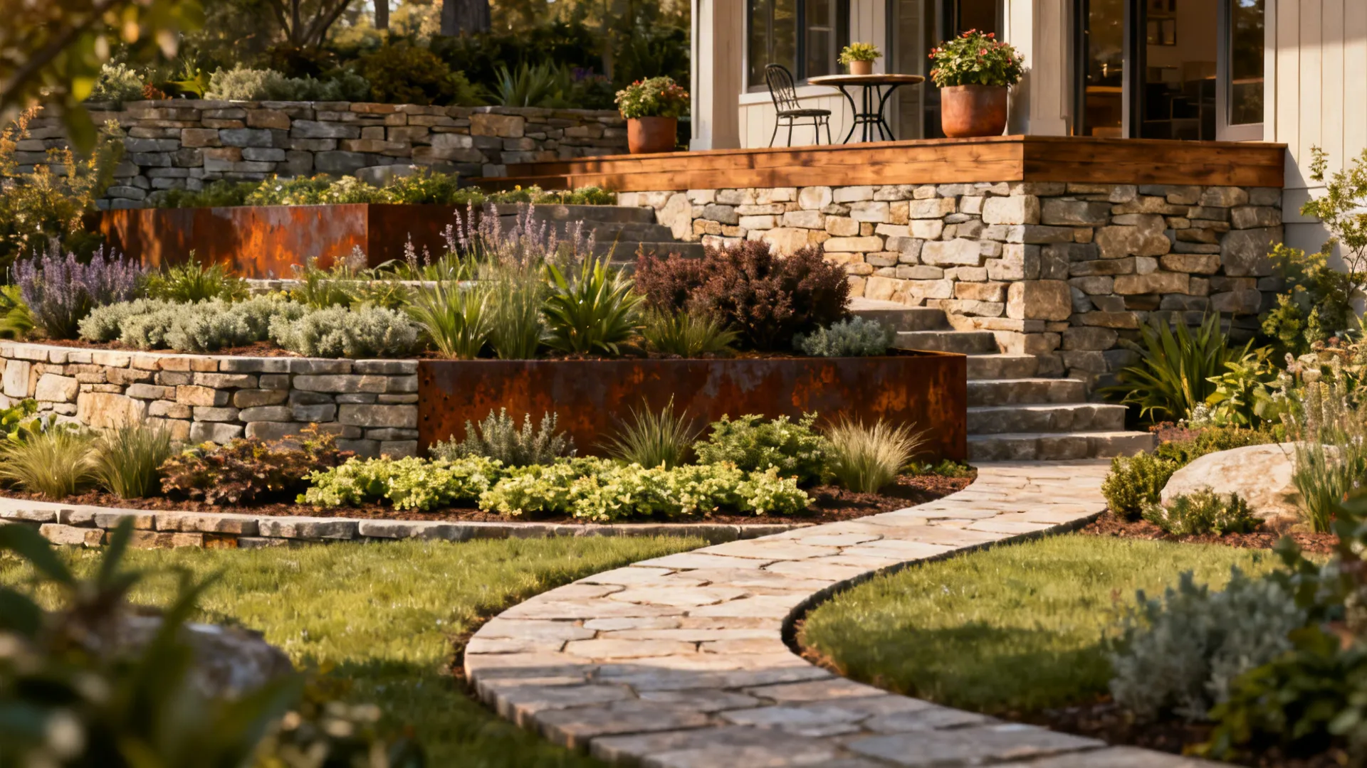 5 Landscaping Ideas for Split-Level Homes