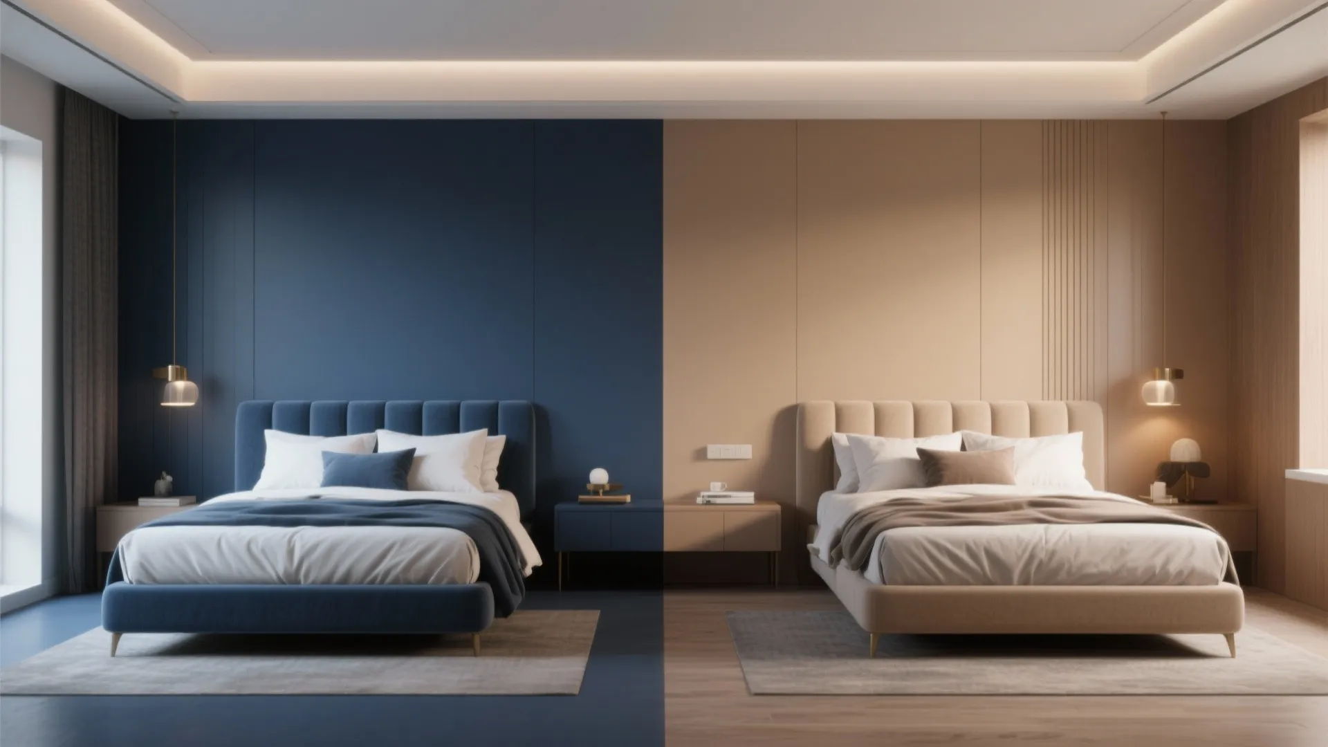 5. Split Palette: His and Hers, Tastefully Divided