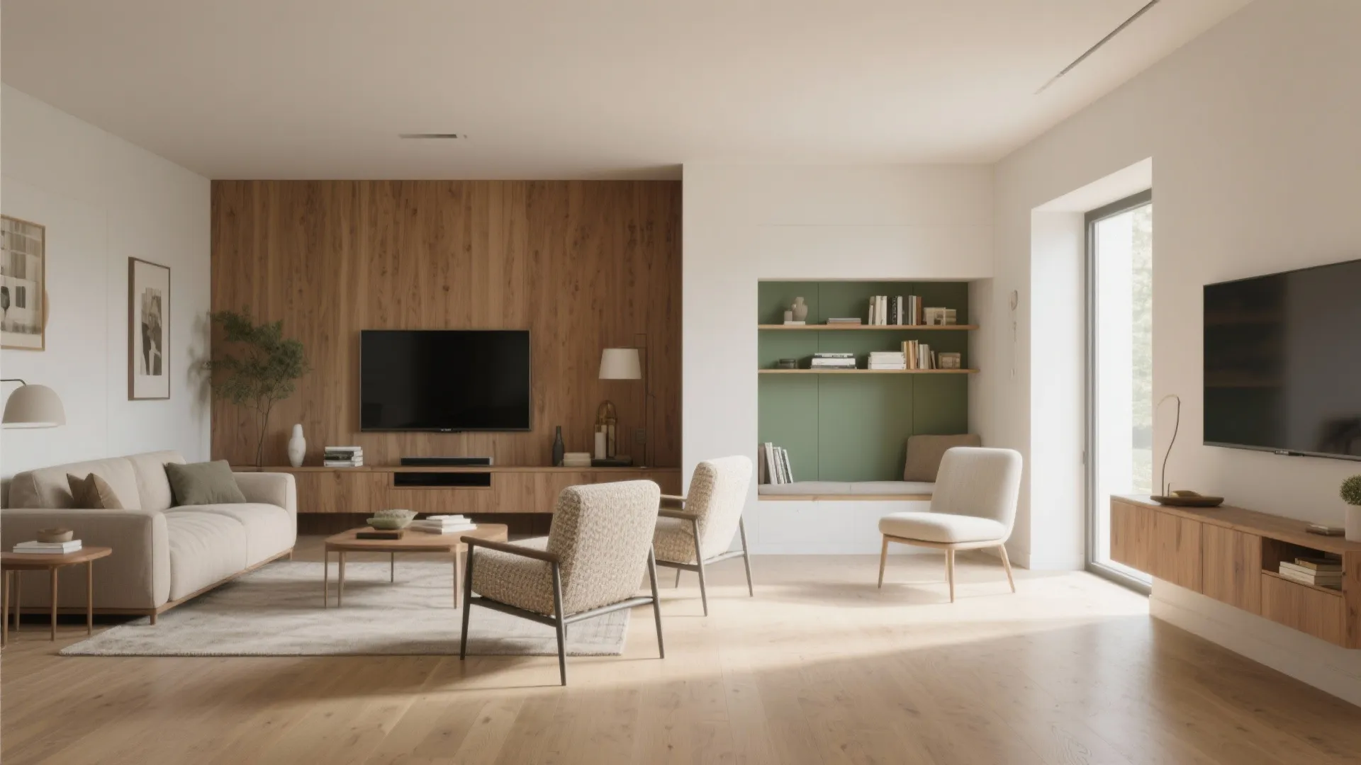 Idea 2: Split the room into two smart zones