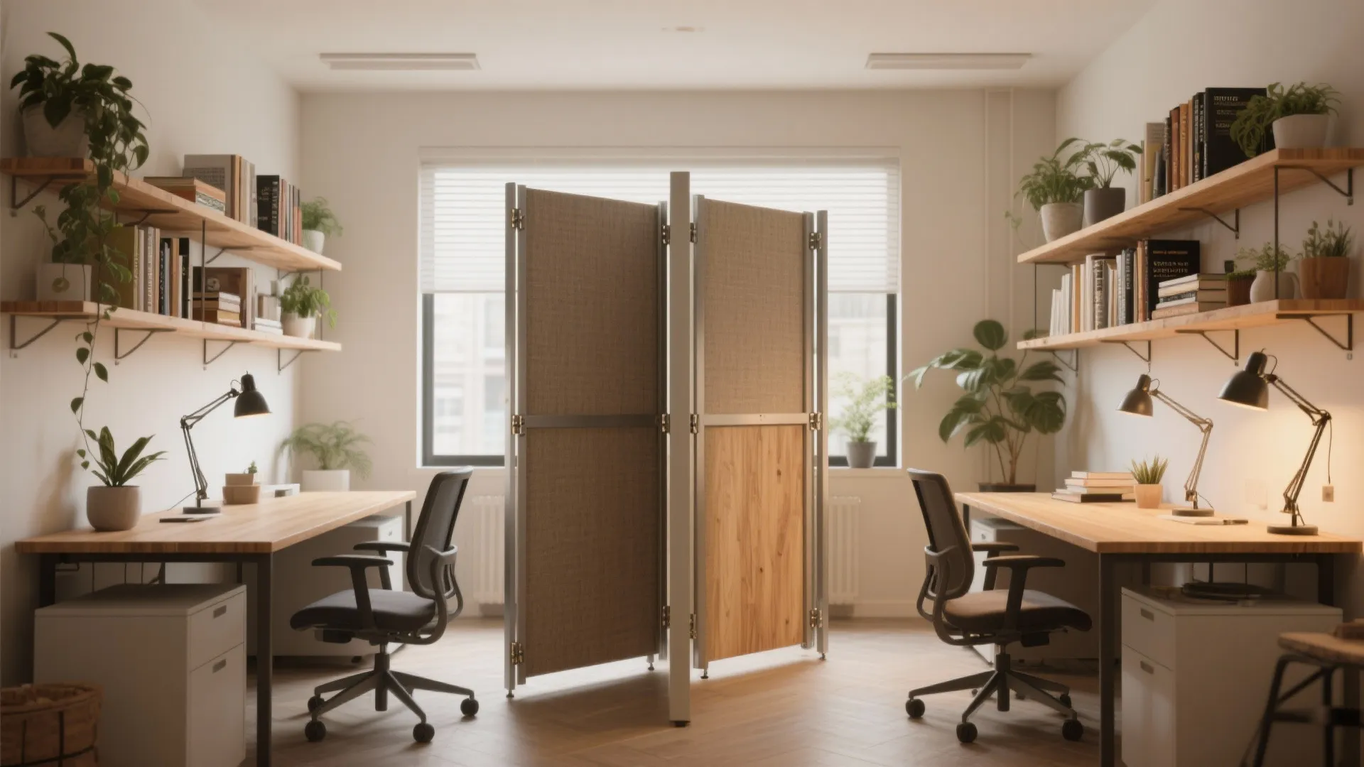 5) Split zones with shelving or folding dividers