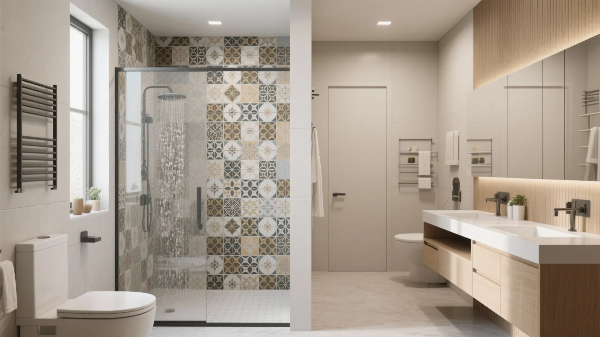 3. Split Wet & Dry Zones