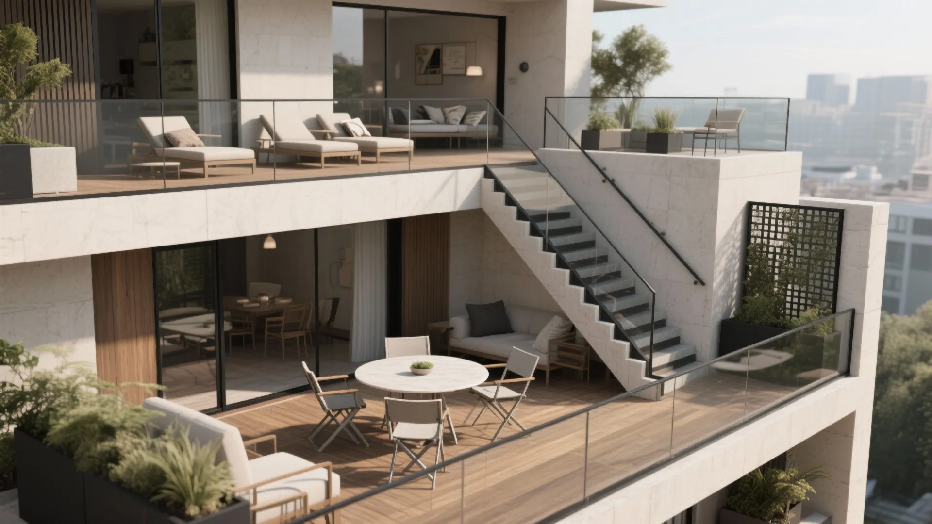 Split-Level Circulation and Zones