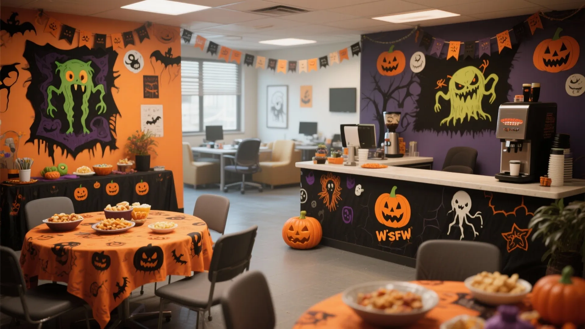 4. Spooky Break Room