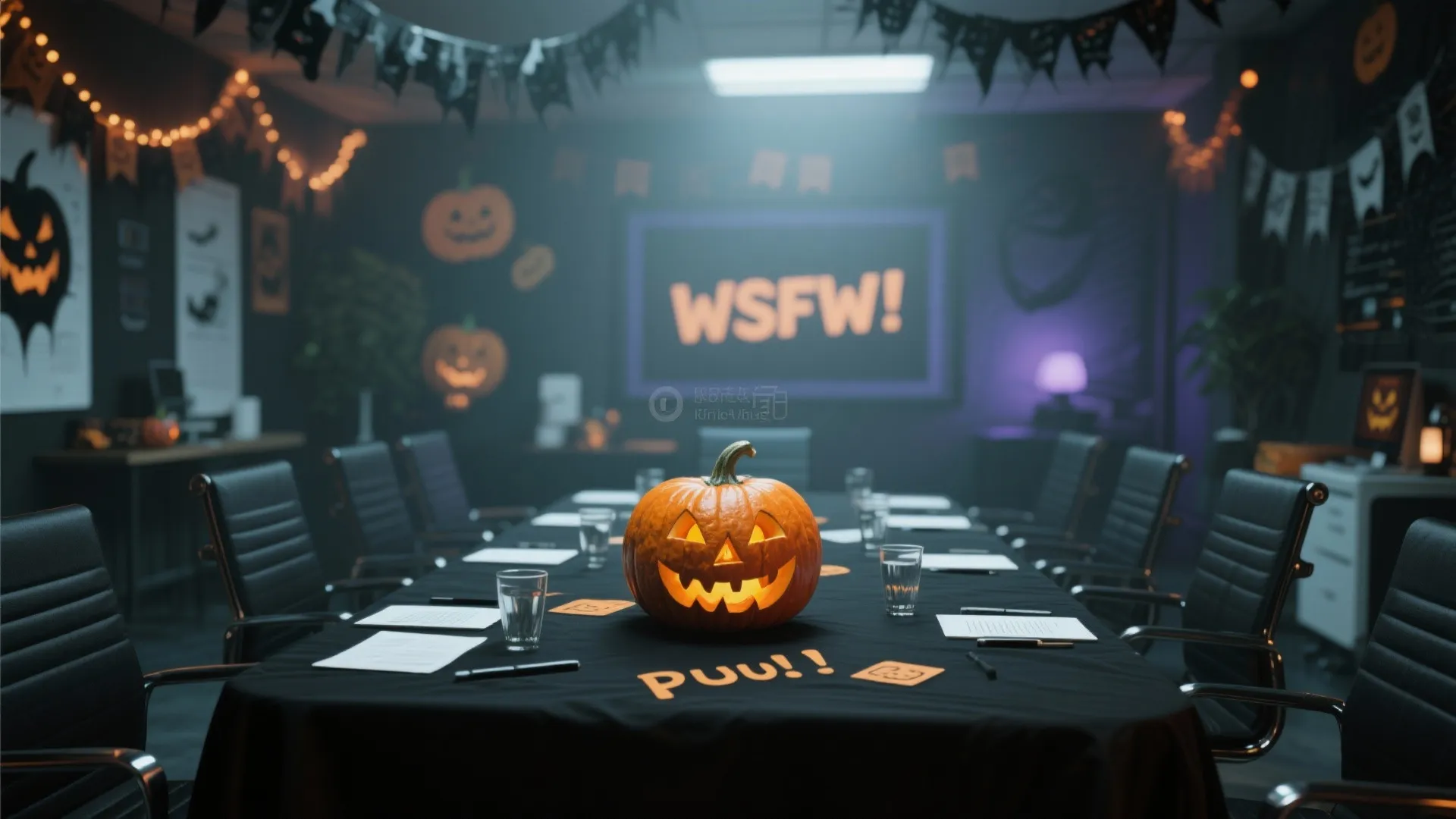 3. Spooky Conference Room