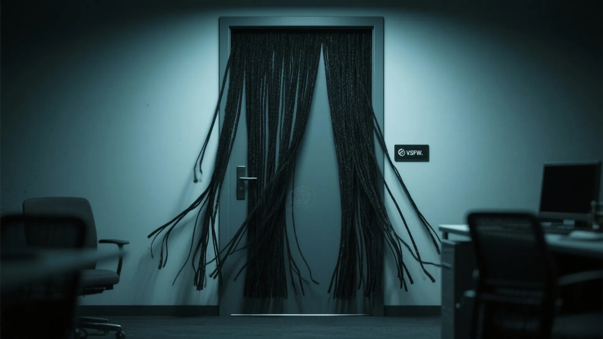 9. Spooky Curtain Entrance