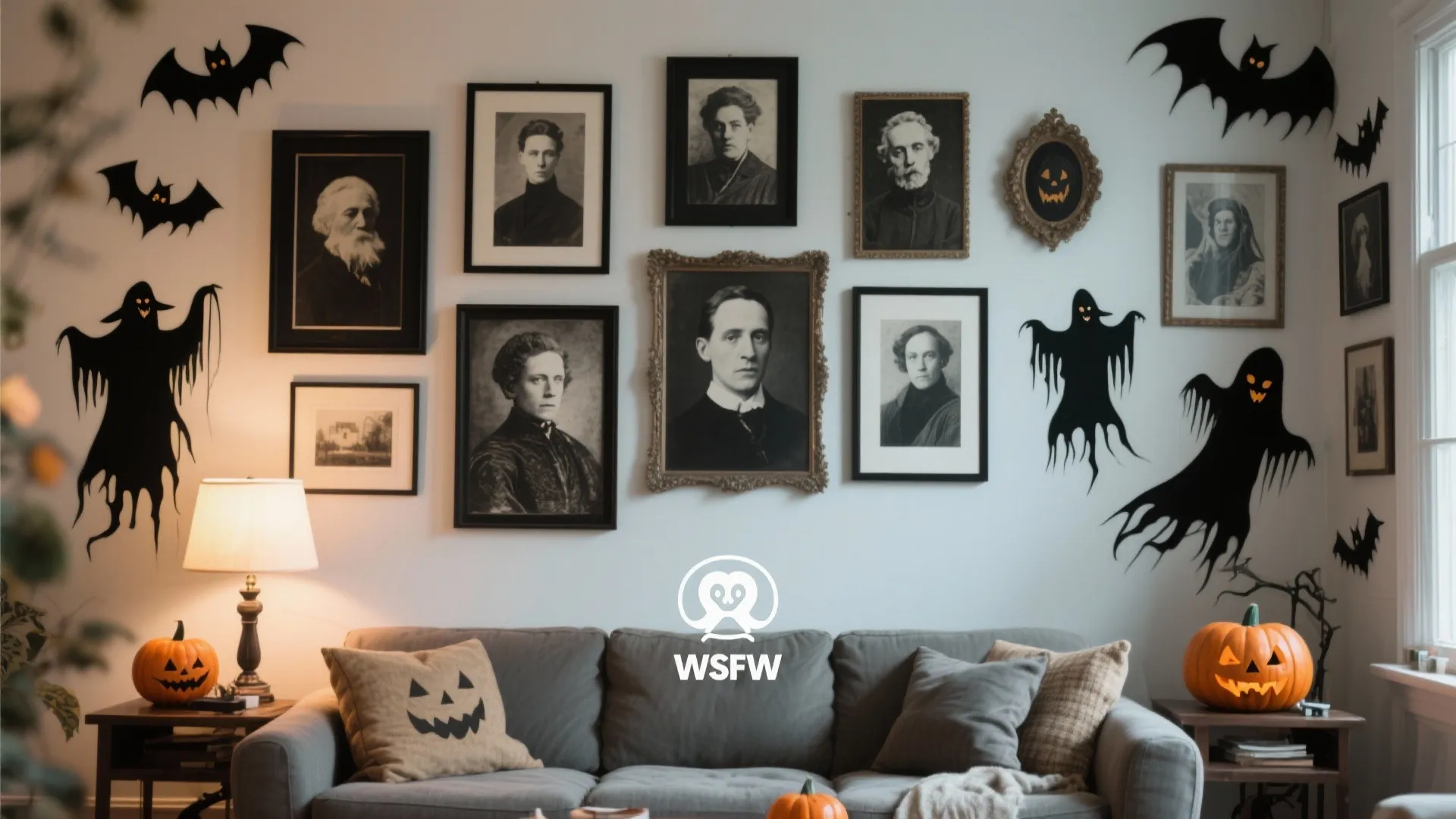 5. Spooky Gallery Wall