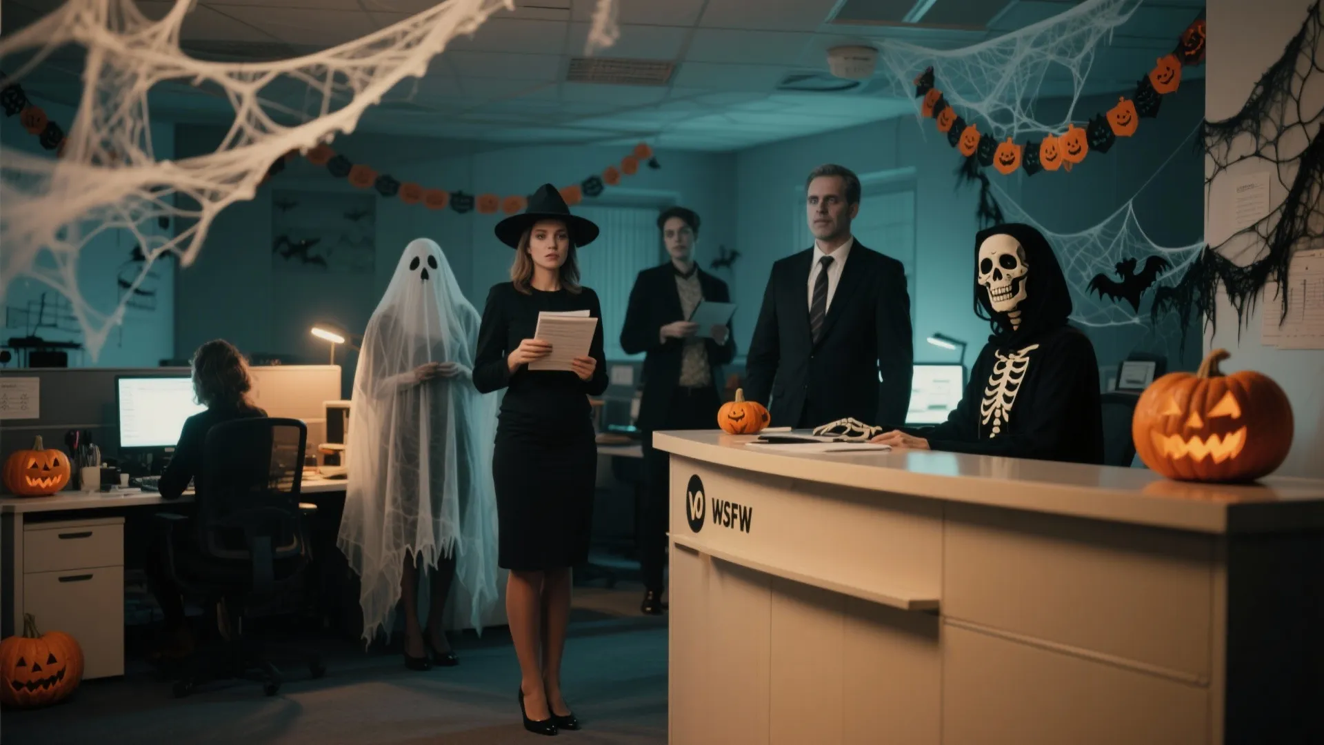 9. Spooky Office Takeover