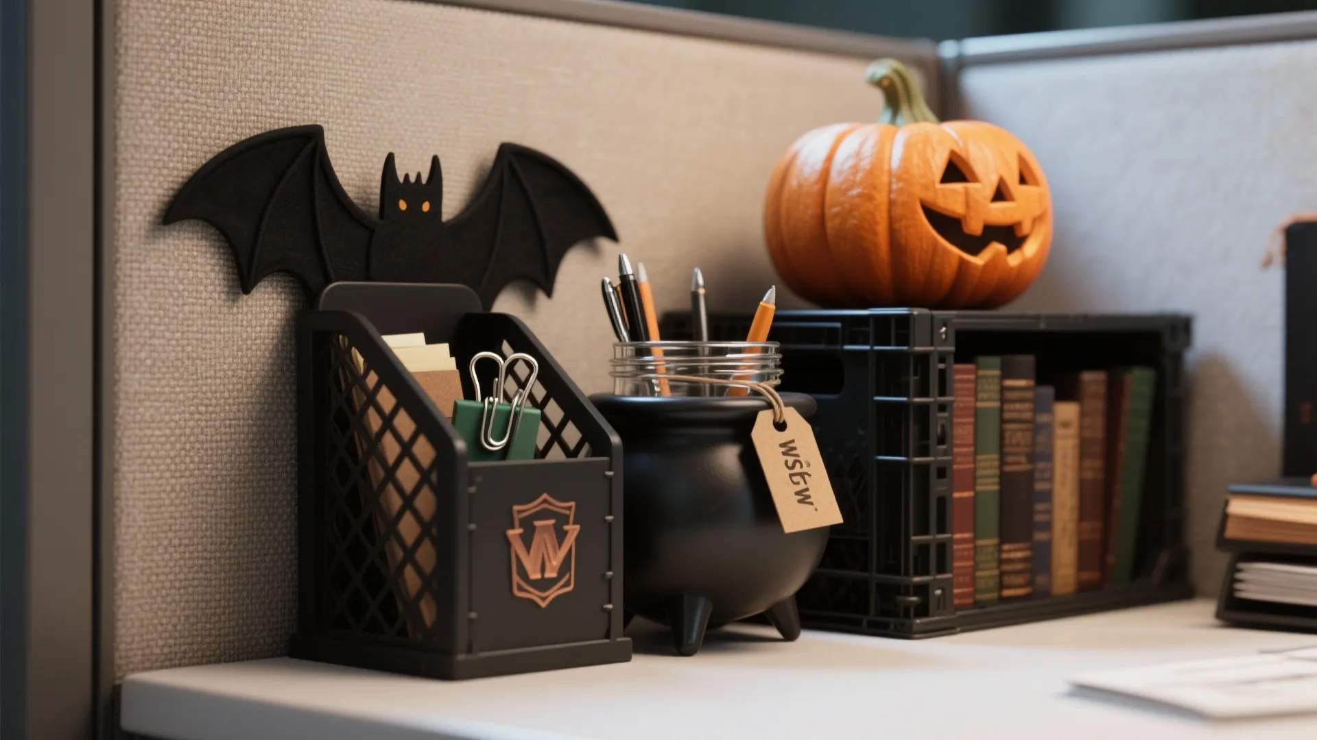 Camouflage Storage as Spooky Props