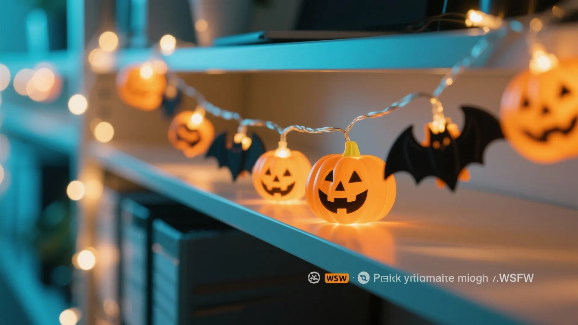 2. Spooky String Lights