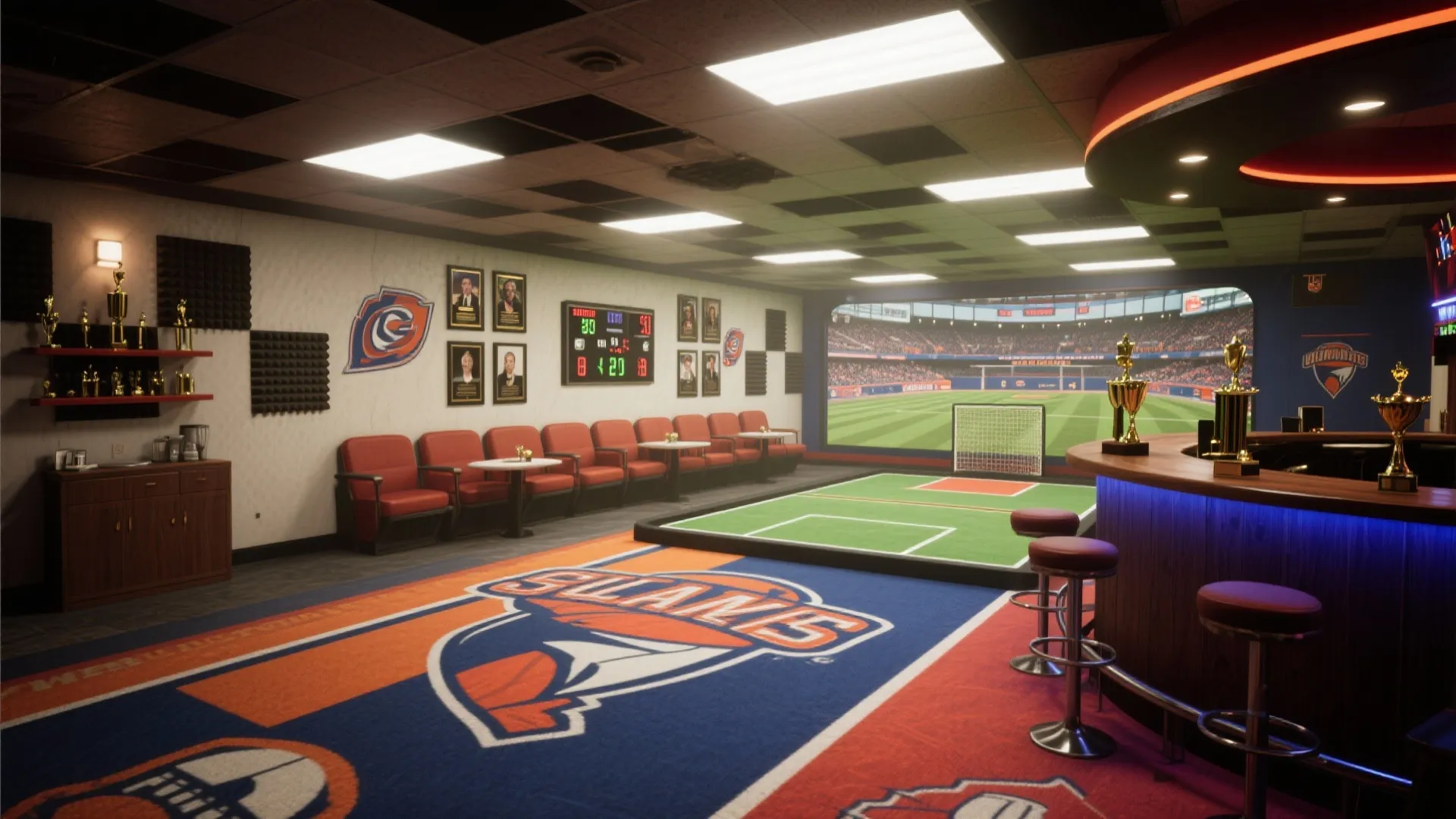 Sports Themed Basement Decorating Ideas That Wow