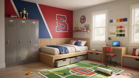 5 Sports Themed Bedroom Decor Ideas