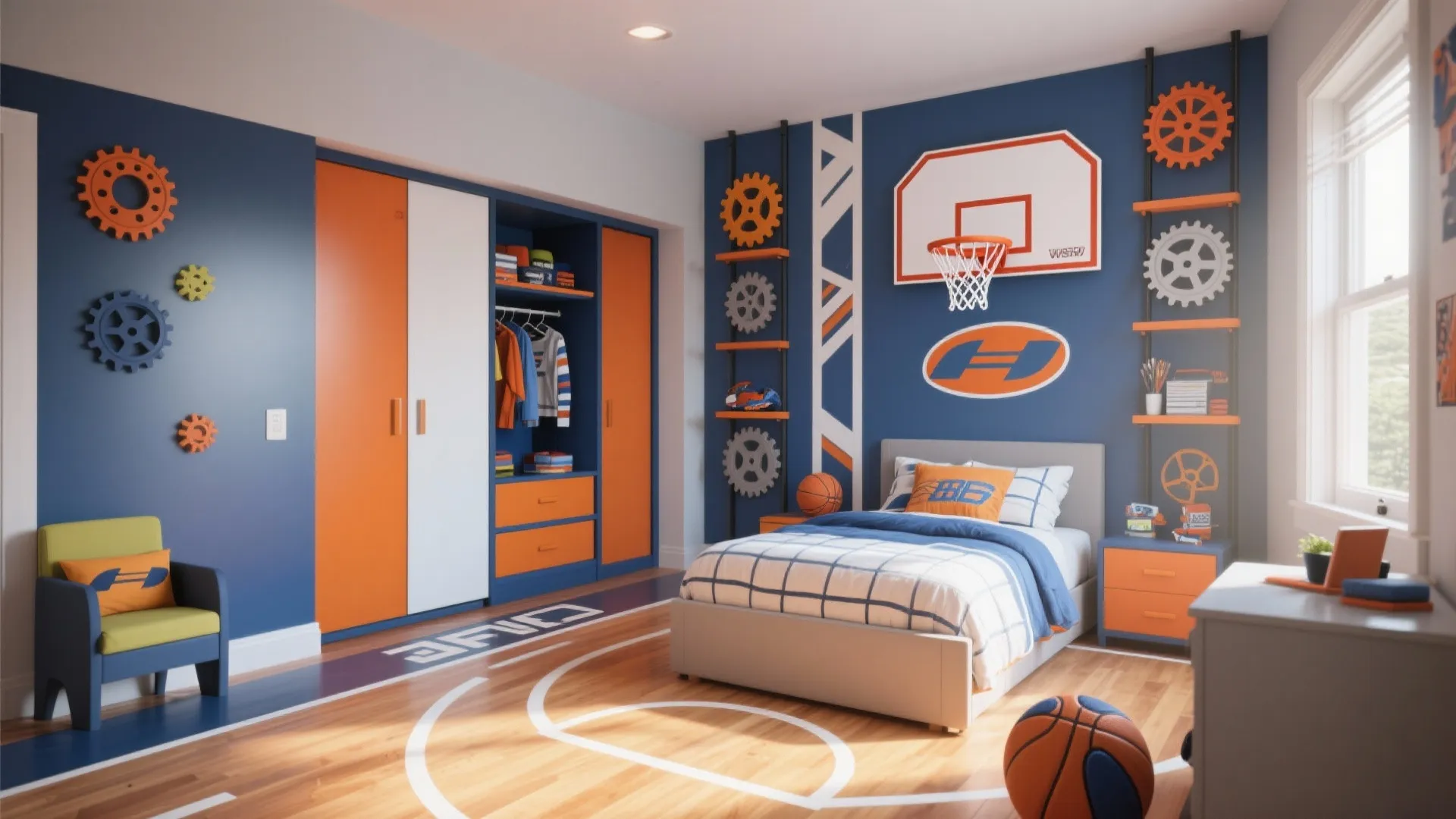 Sports-Inspired Layout