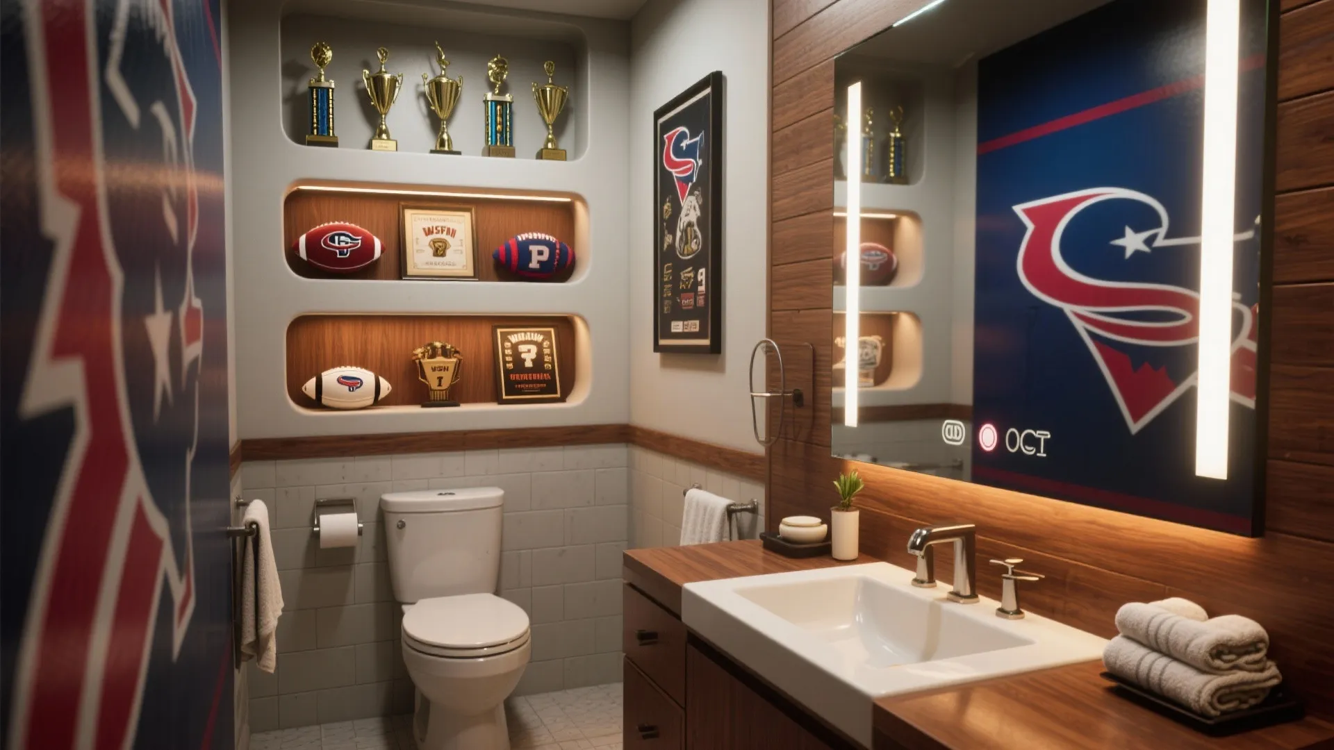 5. Sports shrine with clever storage