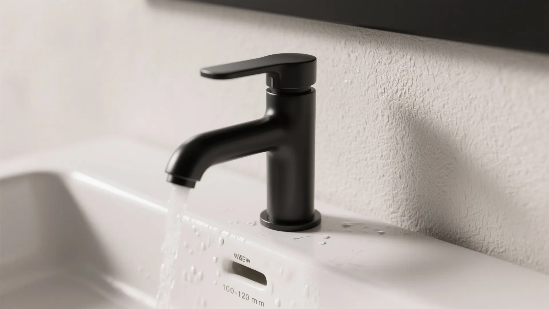 Wall-Mounted Minimalist Basin With Hidden Trap