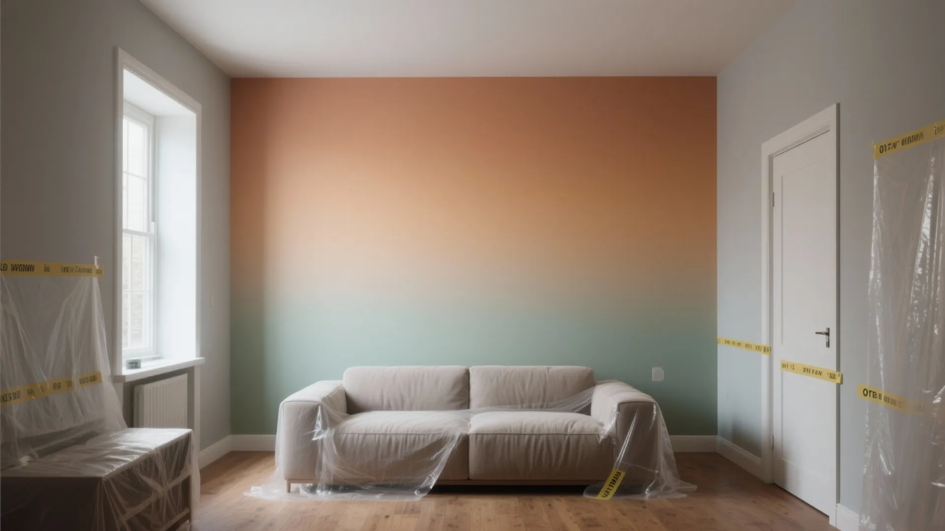 1. Use spray paint as an accent, not the whole room