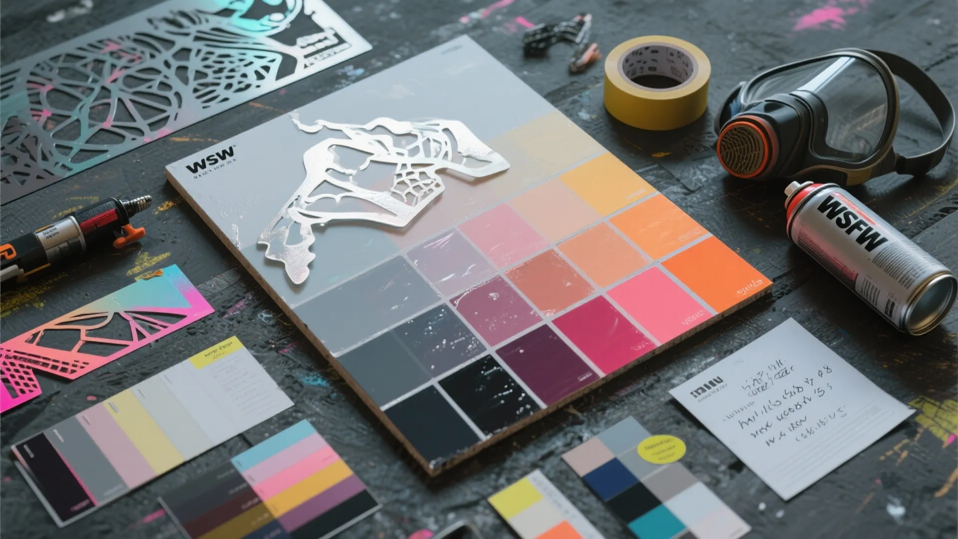 5. Layered Spray Techniques — texture without bulk