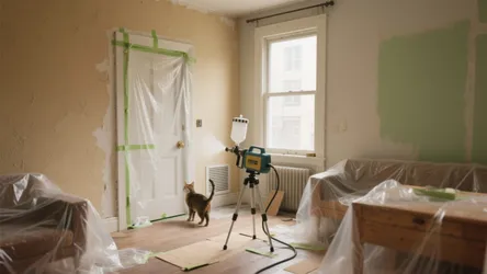 Interior Painting with Airless Sprayer — 5 Tips