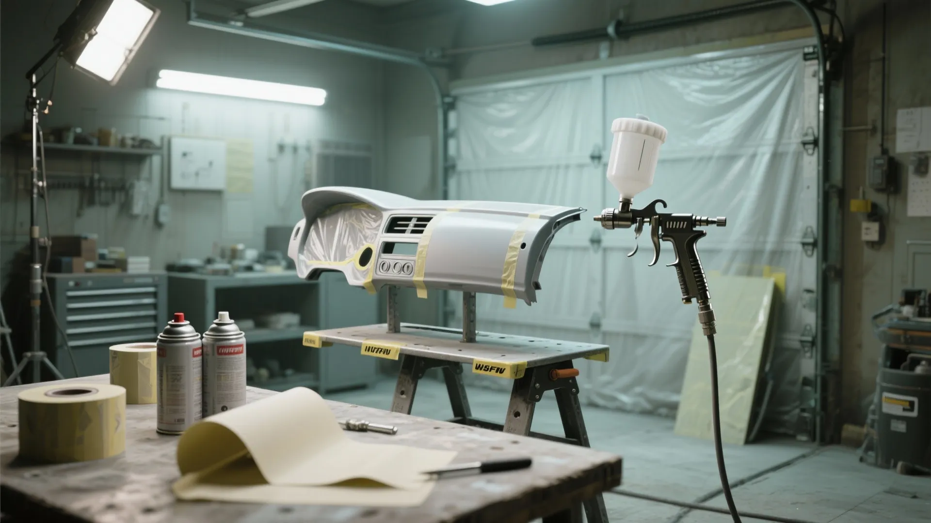 4. Spray technique: cans for small jobs, HVLP for flawless results