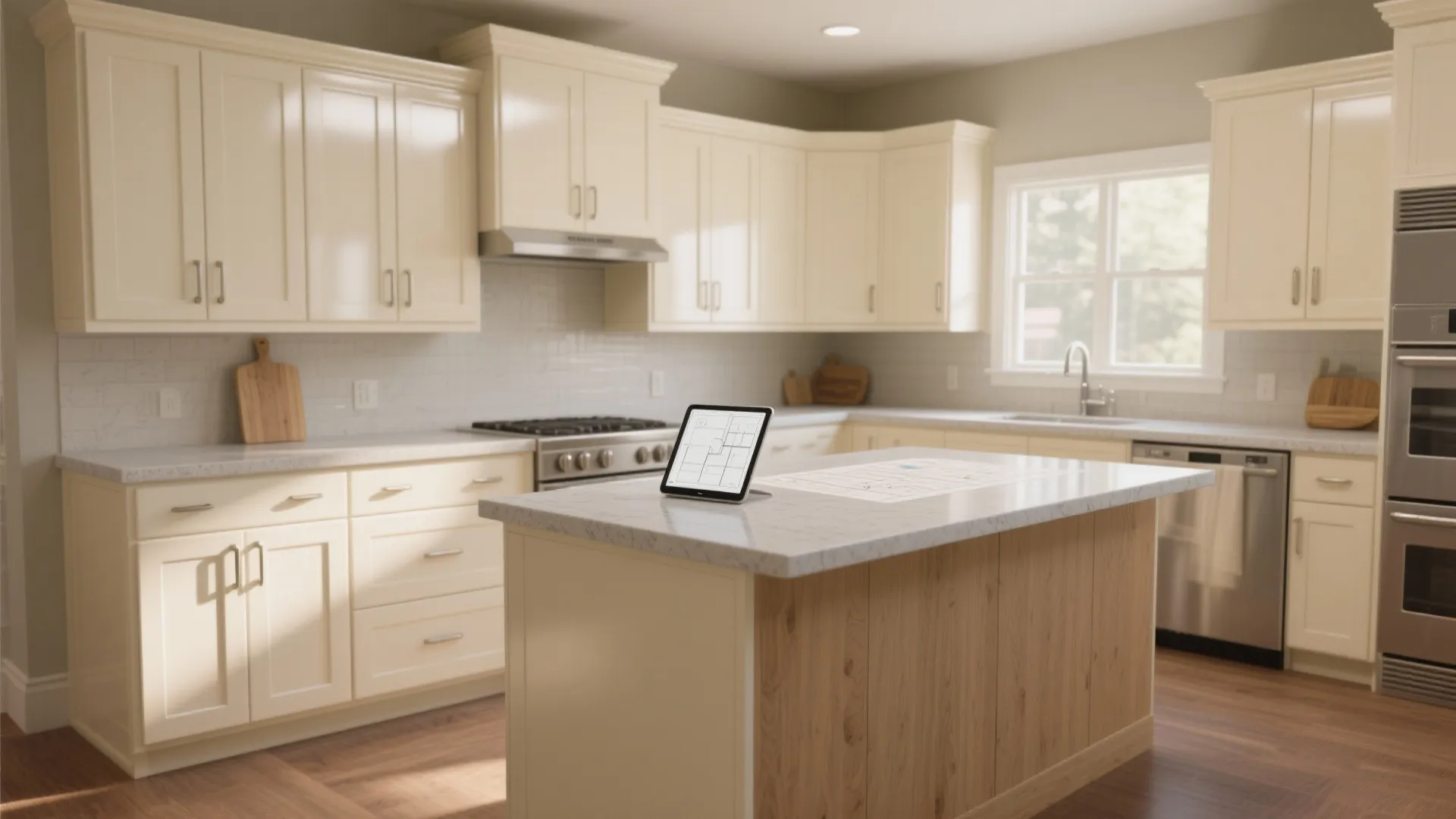 3. Spray cabinets for a kitchen refresh (no demo needed)