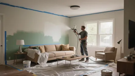 Painting Interior Walls with Sprayer — 5 Tips