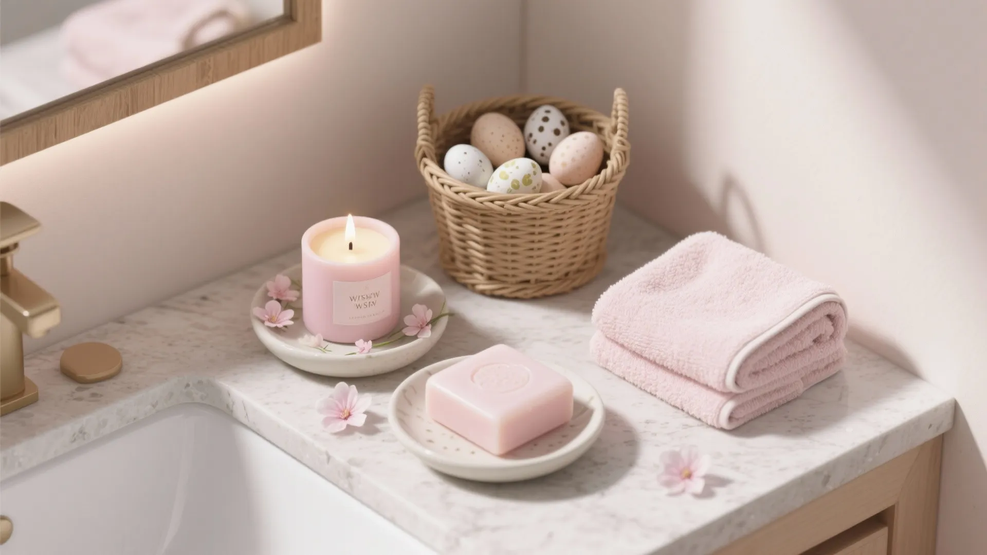 5. Quick-Fix Spring Spa Corner