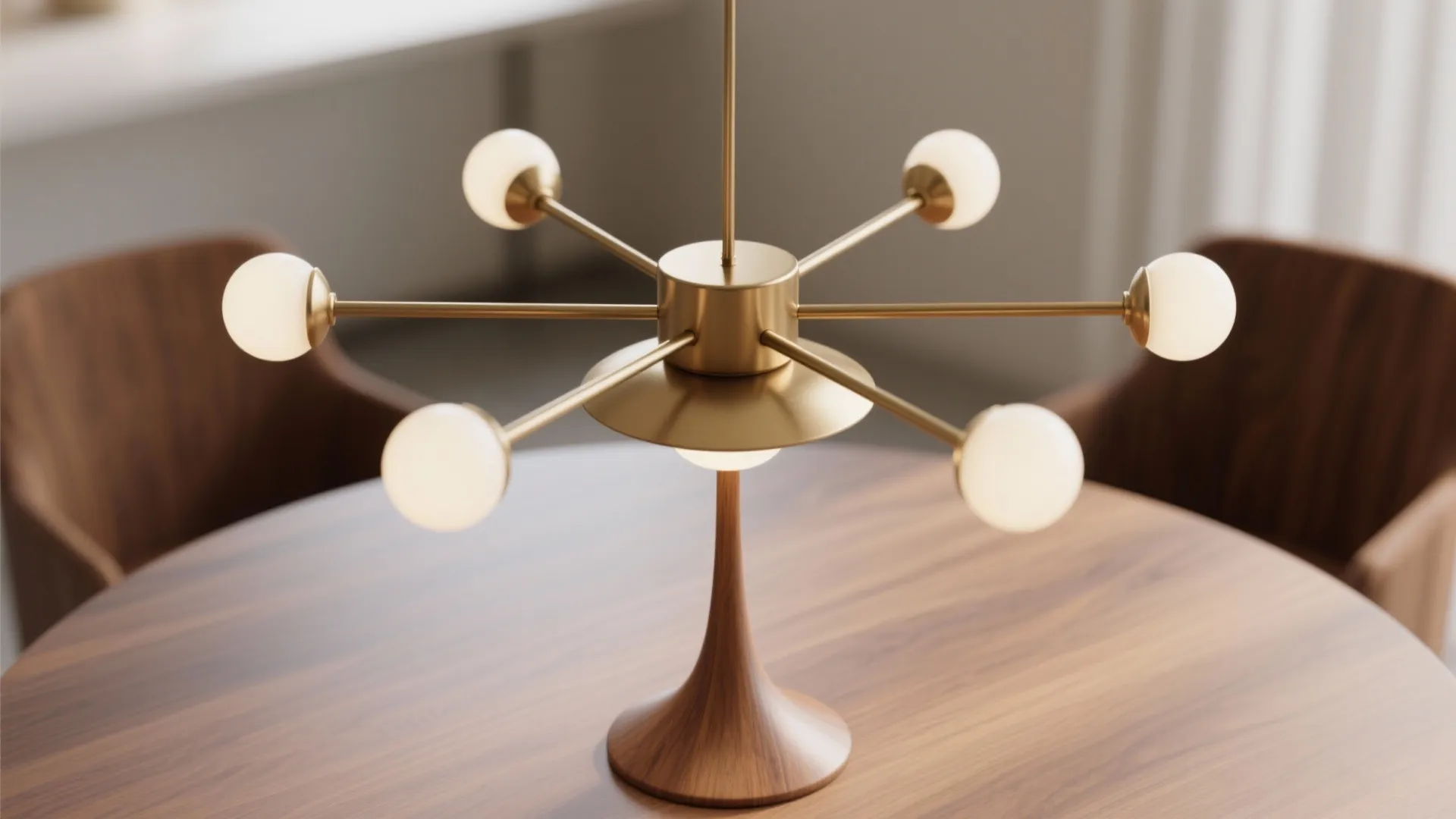 1. Low-slung Sputnik pendant