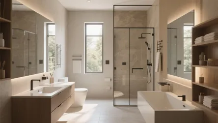 10 Smart Square Bathroom Designs