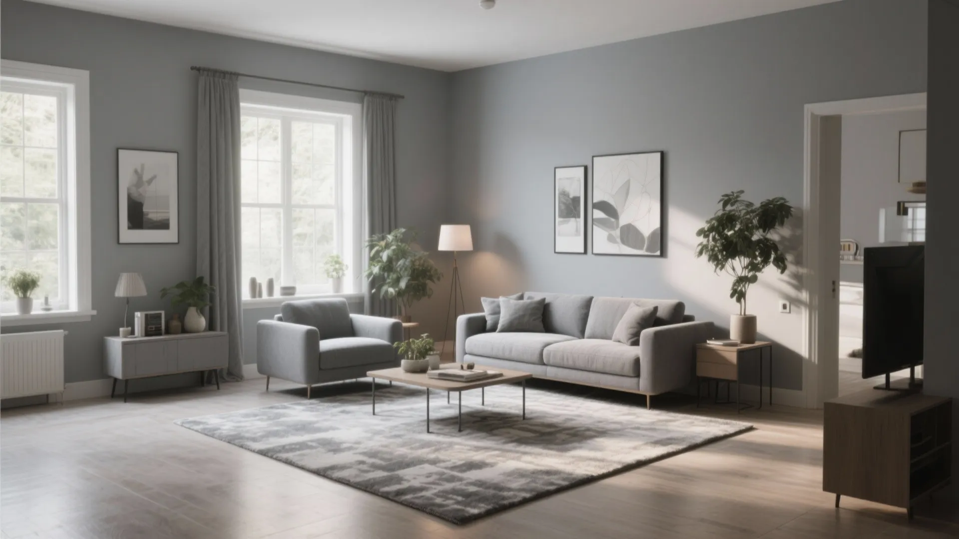 10 Square Rug Ideas for a 12x12 Grey Living Room: Design inspirations and practical tips to elevate your 12x12 grey living room with the perfect square rug