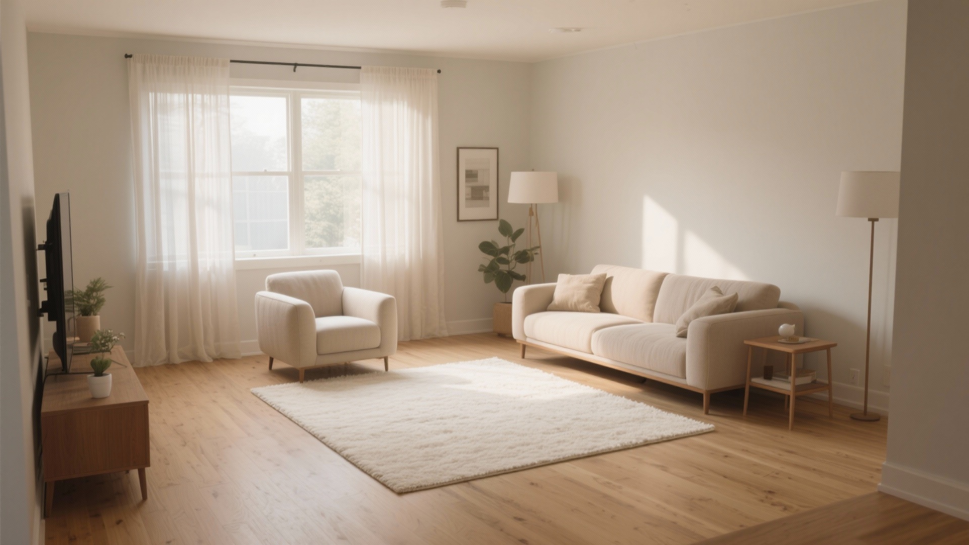 10x10 Living Room Feels Bare? Style a Square Ivory Rug Right