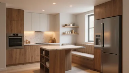 5 Square Kitchen Design Ideas